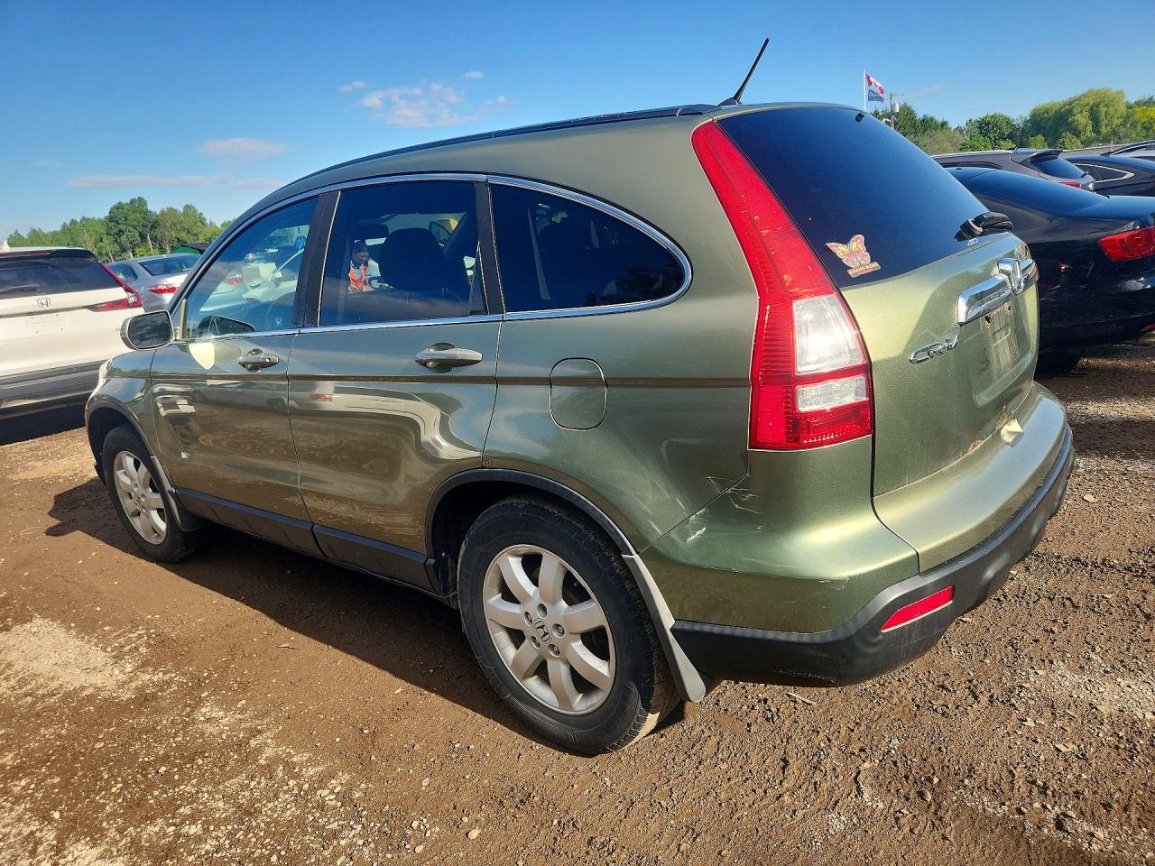 2007 Honda Cr-v Exl Green vin: 5J6RE48777L818457