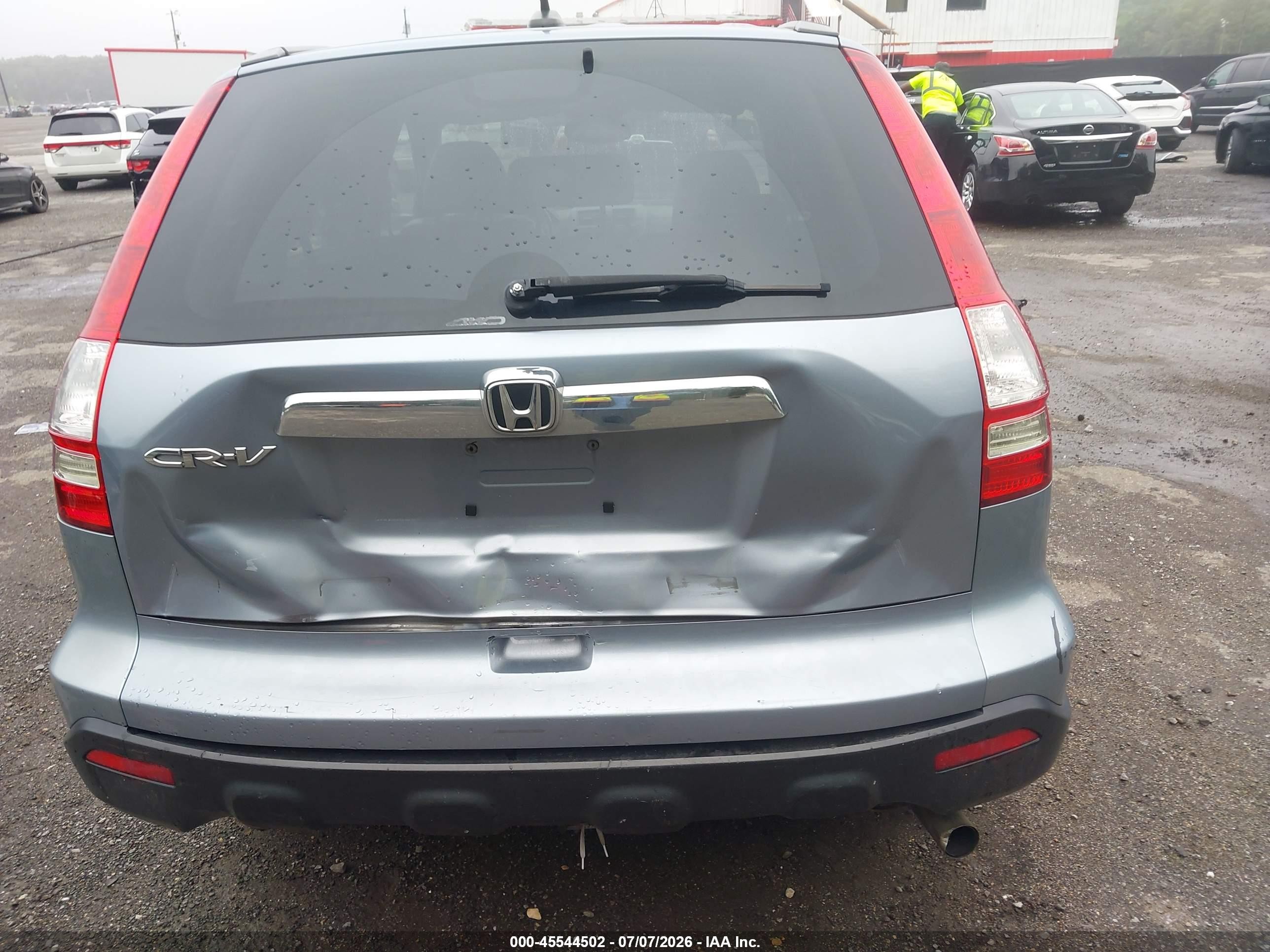 2008 Honda Cr-v Ex-l Blue vin: 5J6RE48778L003144