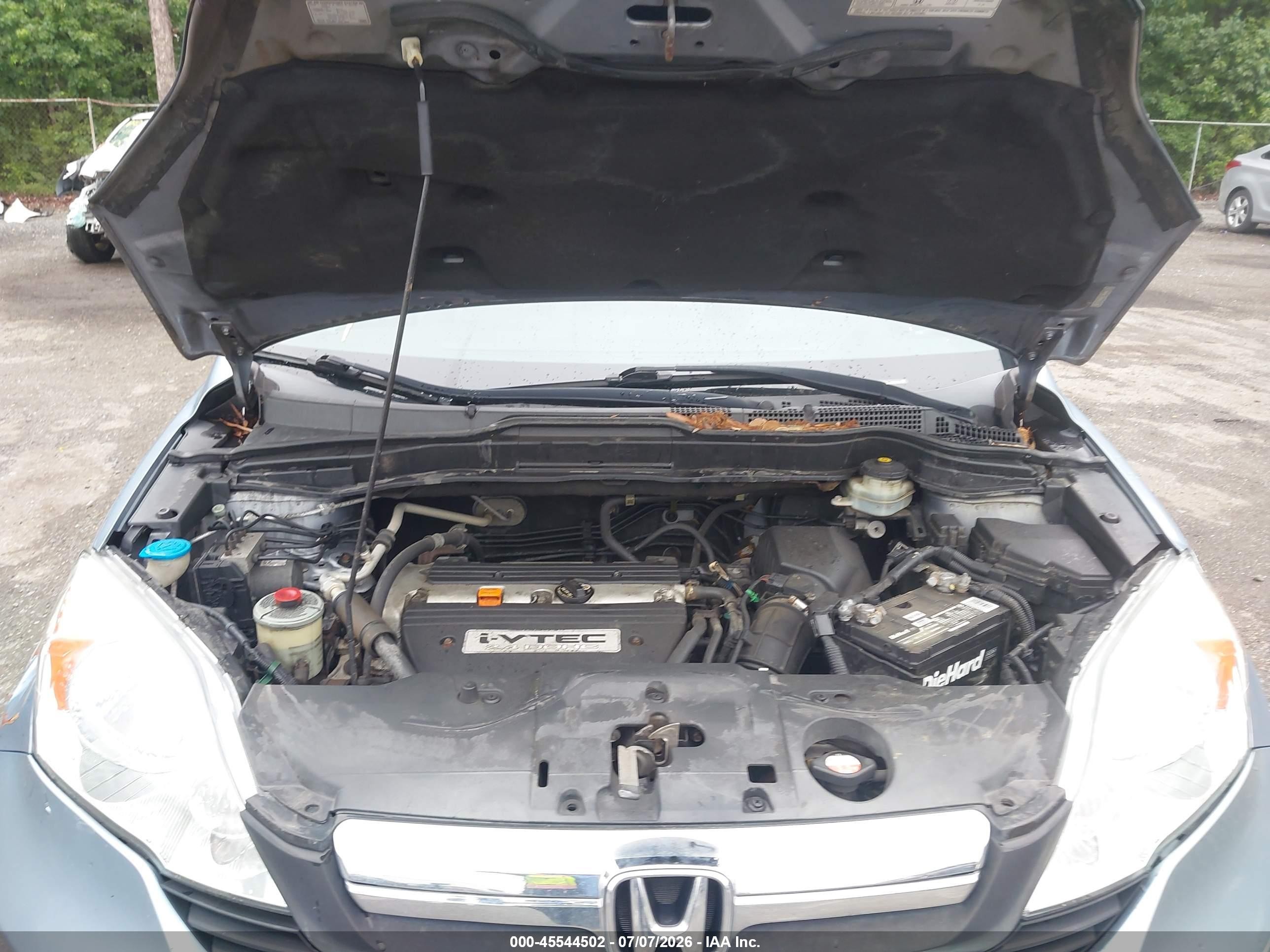 2008 Honda Cr-v Ex-l Blue vin: 5J6RE48778L003144