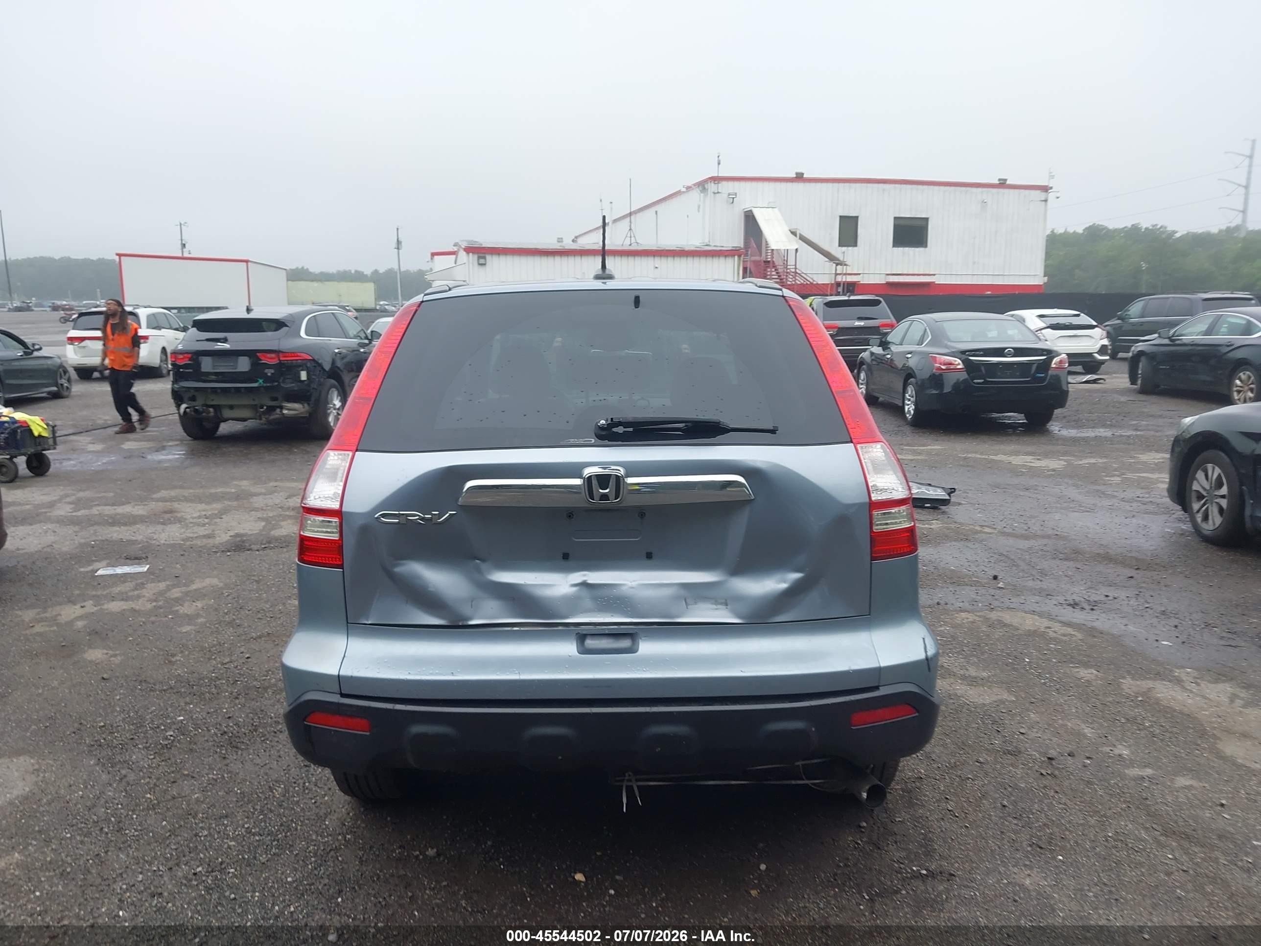 2008 Honda Cr-v Ex-l Blue vin: 5J6RE48778L003144