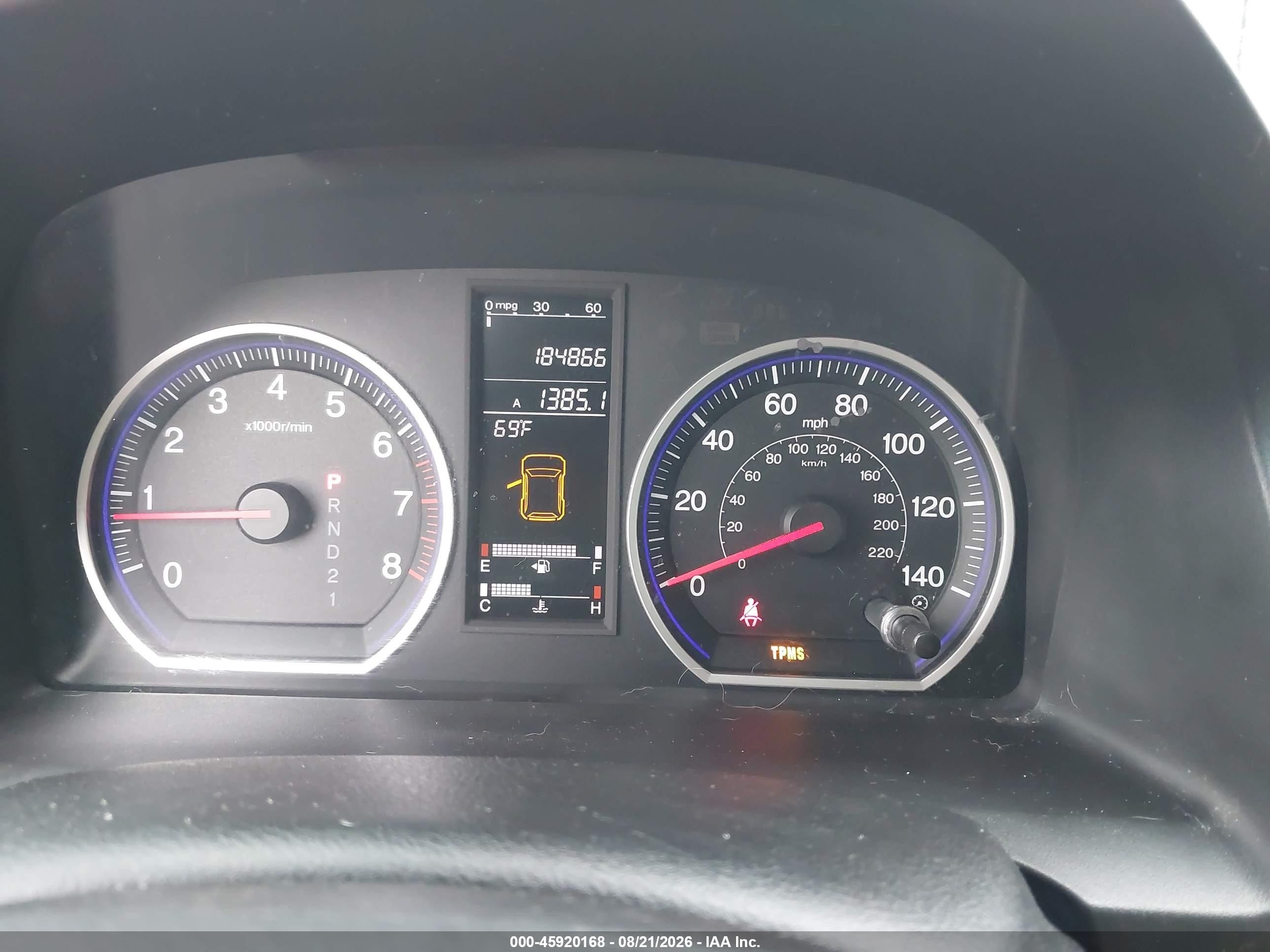 2008 Honda Cr-v Ex-l White vin: 5J6RE48778L019635
