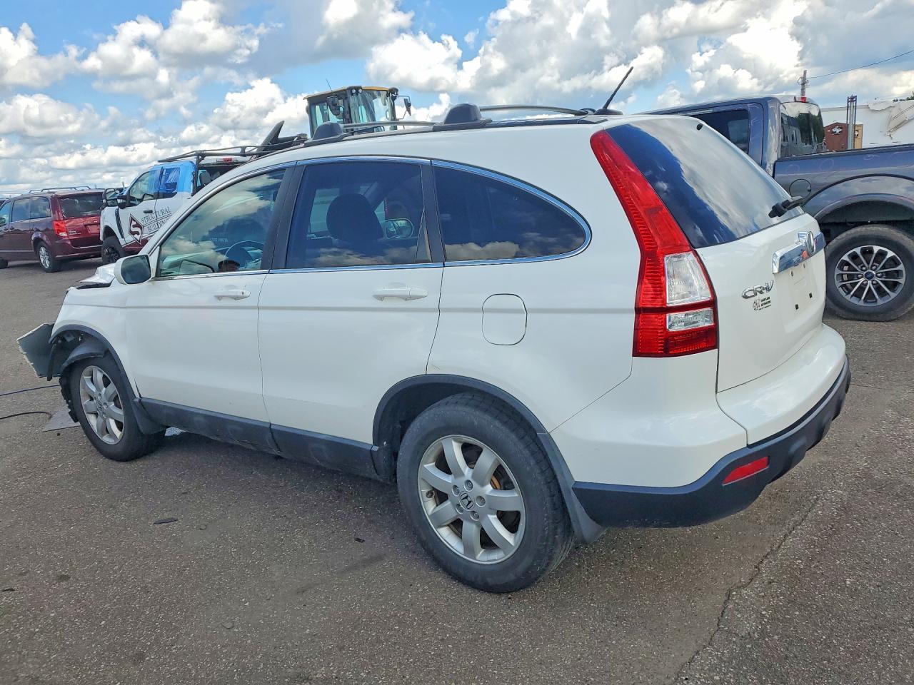 2008 Honda Cr-v Exl White vin: 5J6RE48778L019649