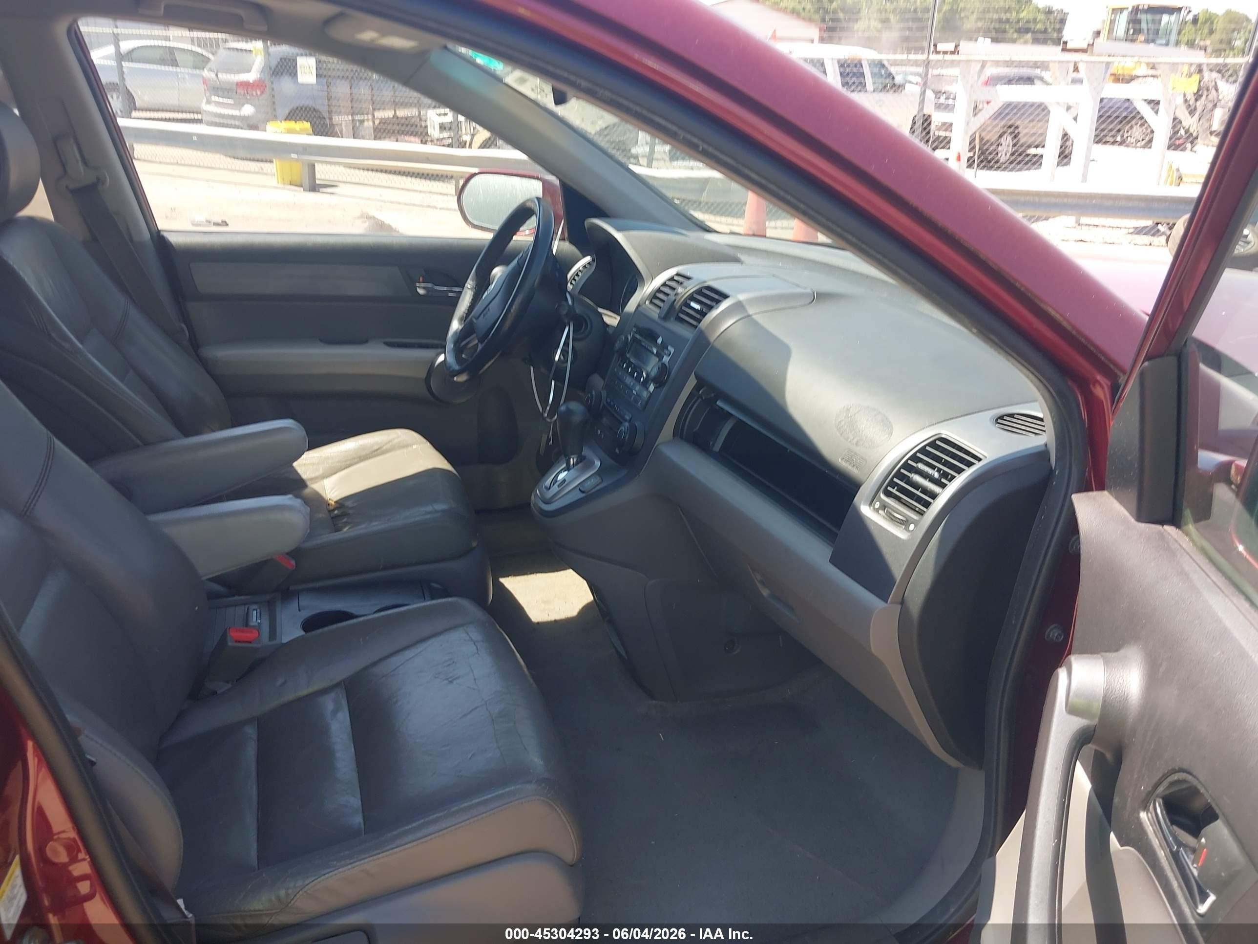 2008 Honda Cr-v Ex-l Burgundy vin: 5J6RE48778L022101
