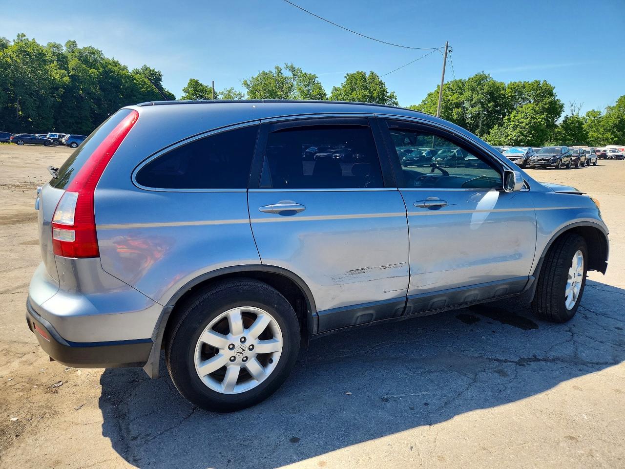 2008 Honda Cr-v Exl Silver vin: 5J6RE48778L037407