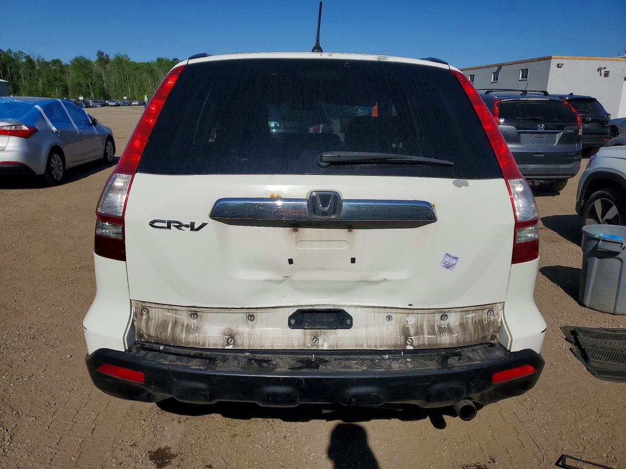 2008 Honda Cr-v Exl White vin: 5J6RE48778L812319