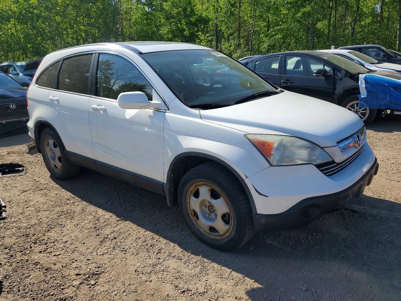 2008 Honda Cr-v Exl White vin: 5J6RE48778L812319