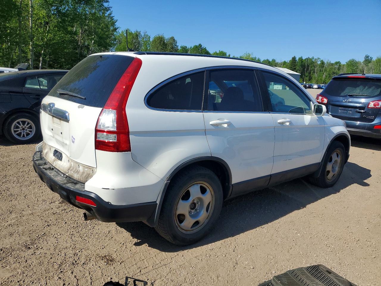 2008 Honda Cr-v Exl White vin: 5J6RE48778L812319
