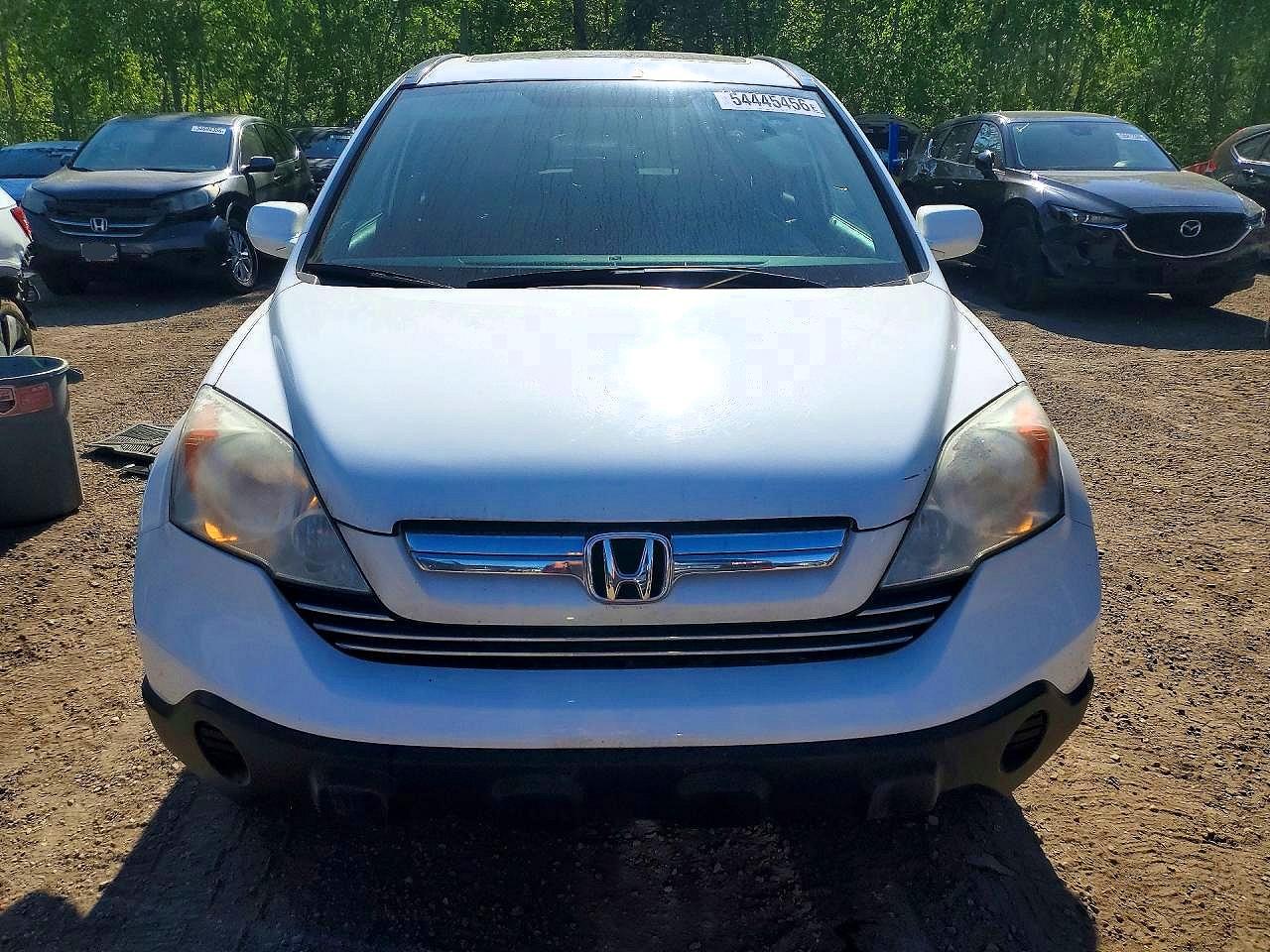 2008 Honda Cr-v Exl White vin: 5J6RE48778L812319