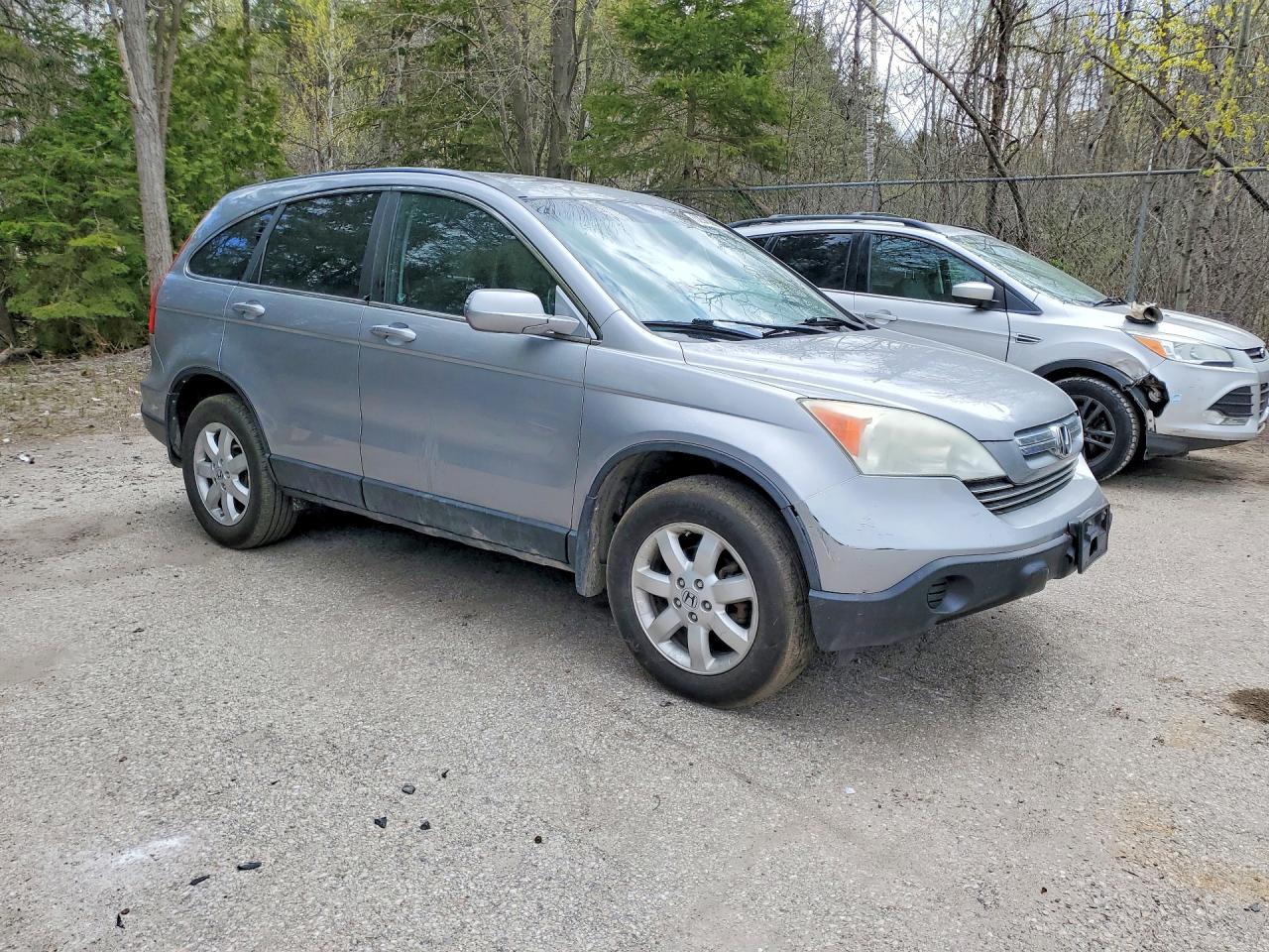 2008 Honda Cr-v Exl Silver vin: 5J6RE48778L814829