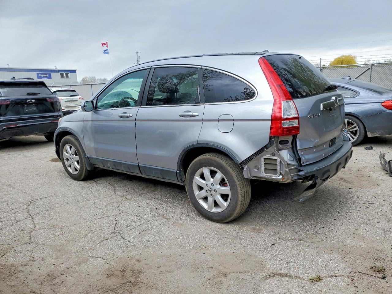 2008 Honda Cr-v Exl Silver vin: 5J6RE48778L814829