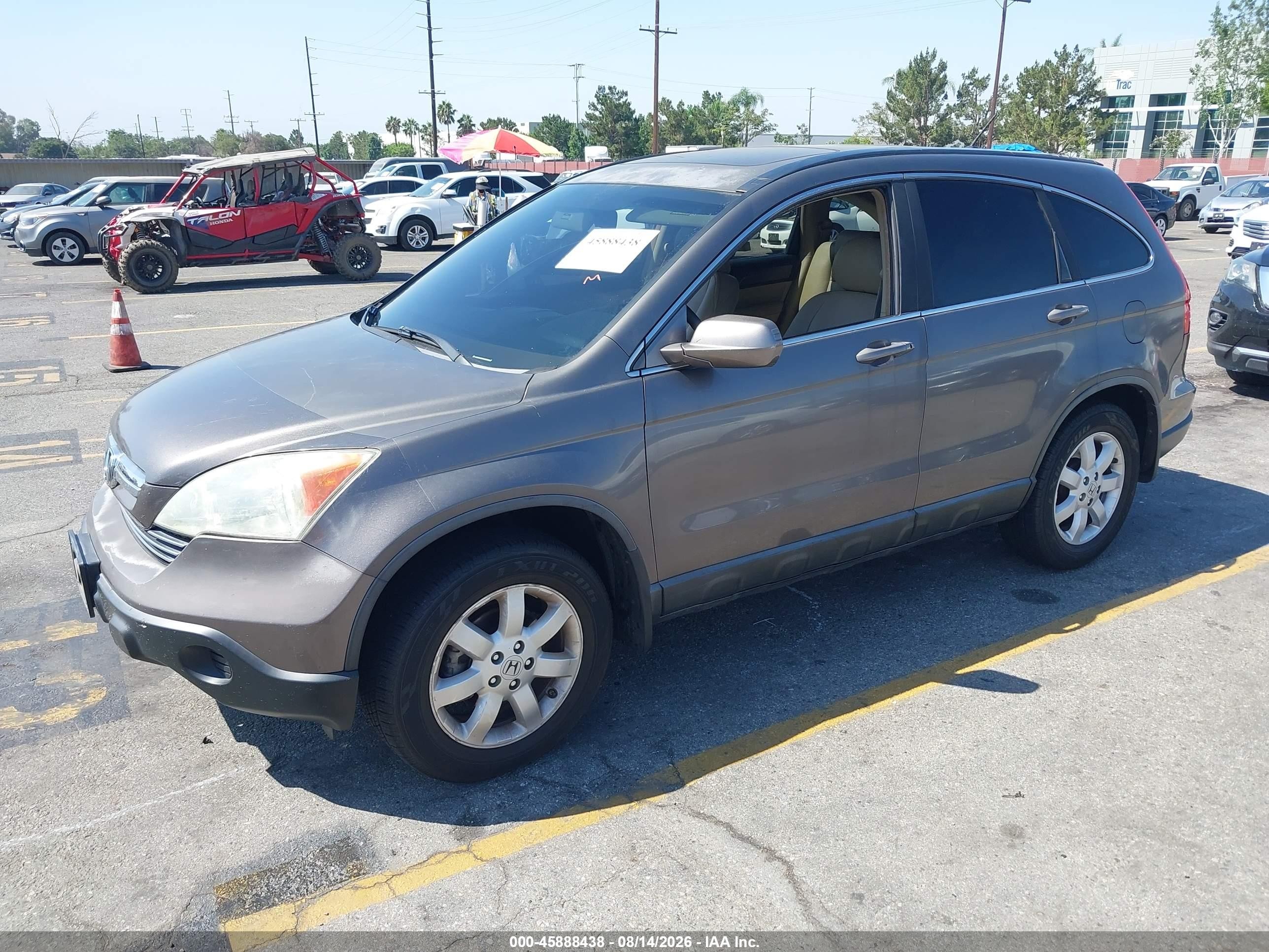 2009 Honda Cr-v Ex-l Champagne vin: 5J6RE48779L021287