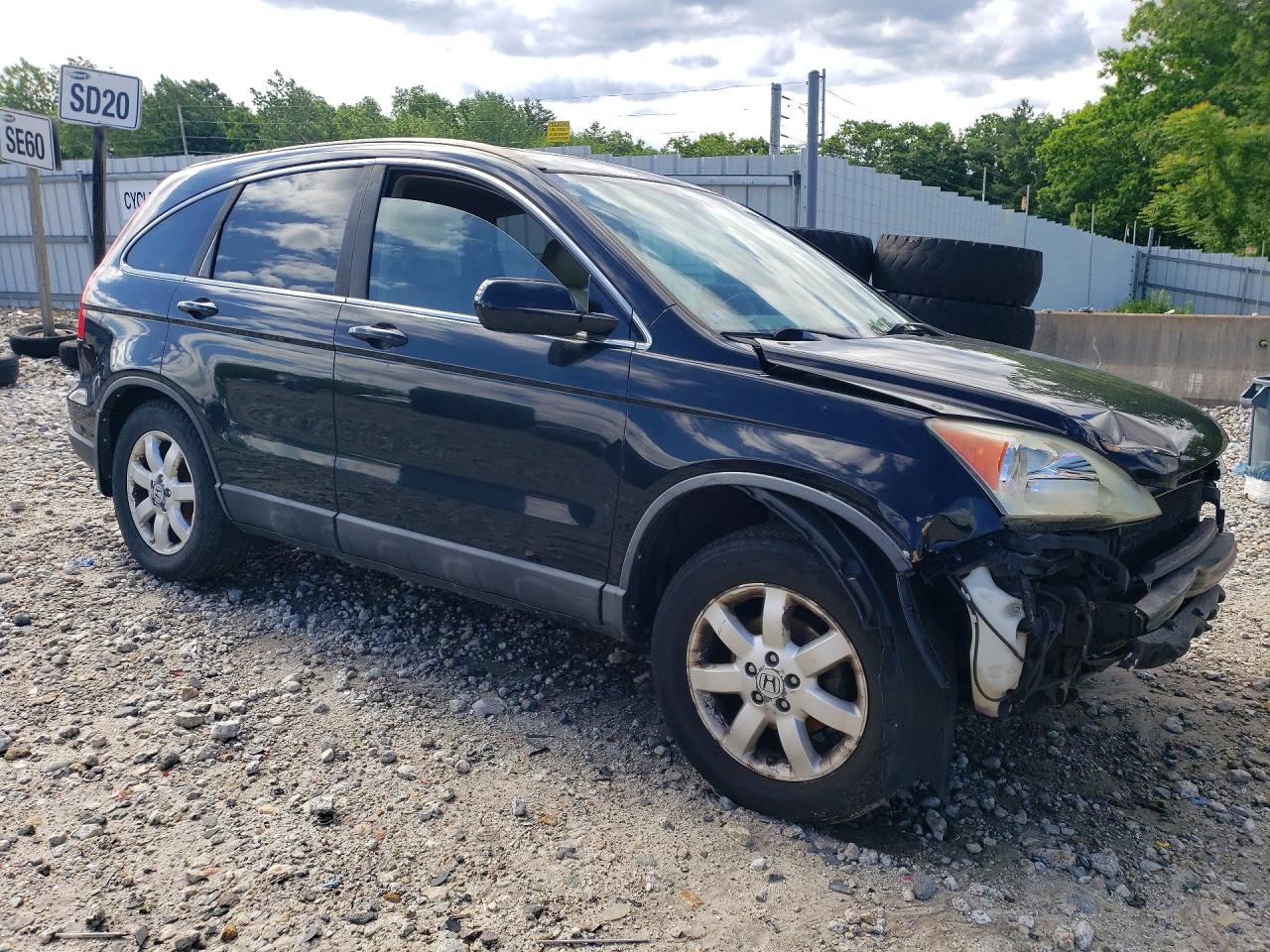 2009 Honda Cr-v Exl Black vin: 5J6RE48779L031754