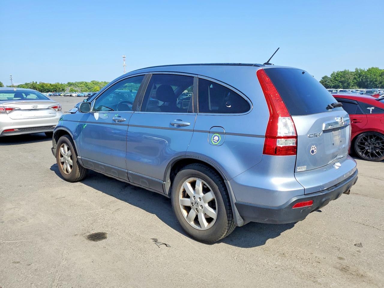 2009 Honda Cr-v Exl Blue vin: 5J6RE48779L050627