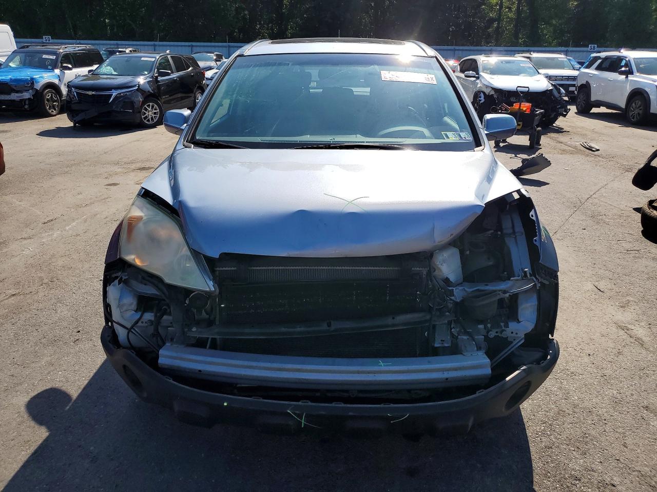 2009 Honda Cr-v Exl Blue vin: 5J6RE48779L050627