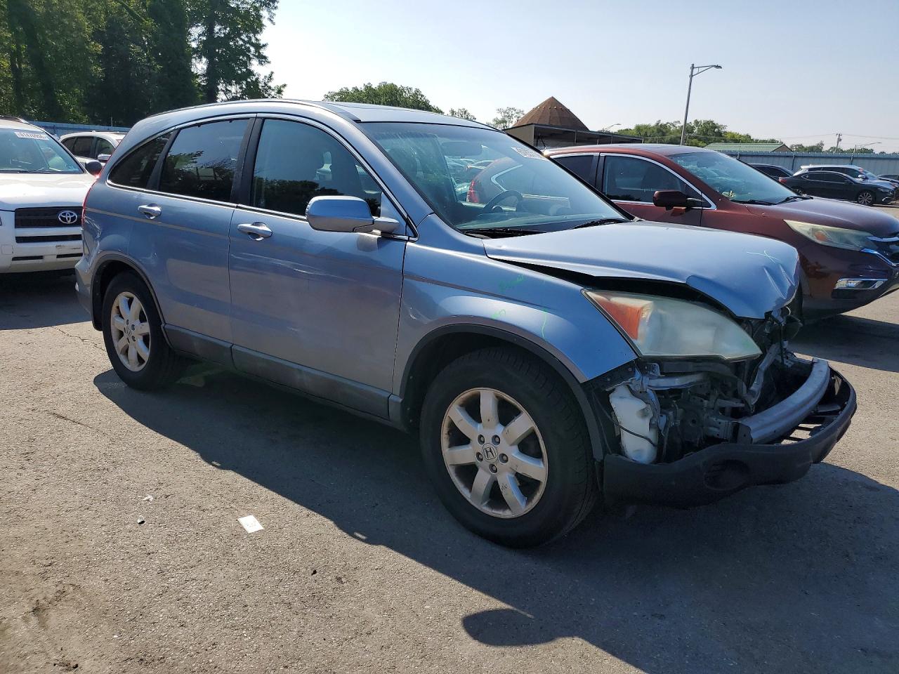 2009 Honda Cr-v Exl Blue vin: 5J6RE48779L050627