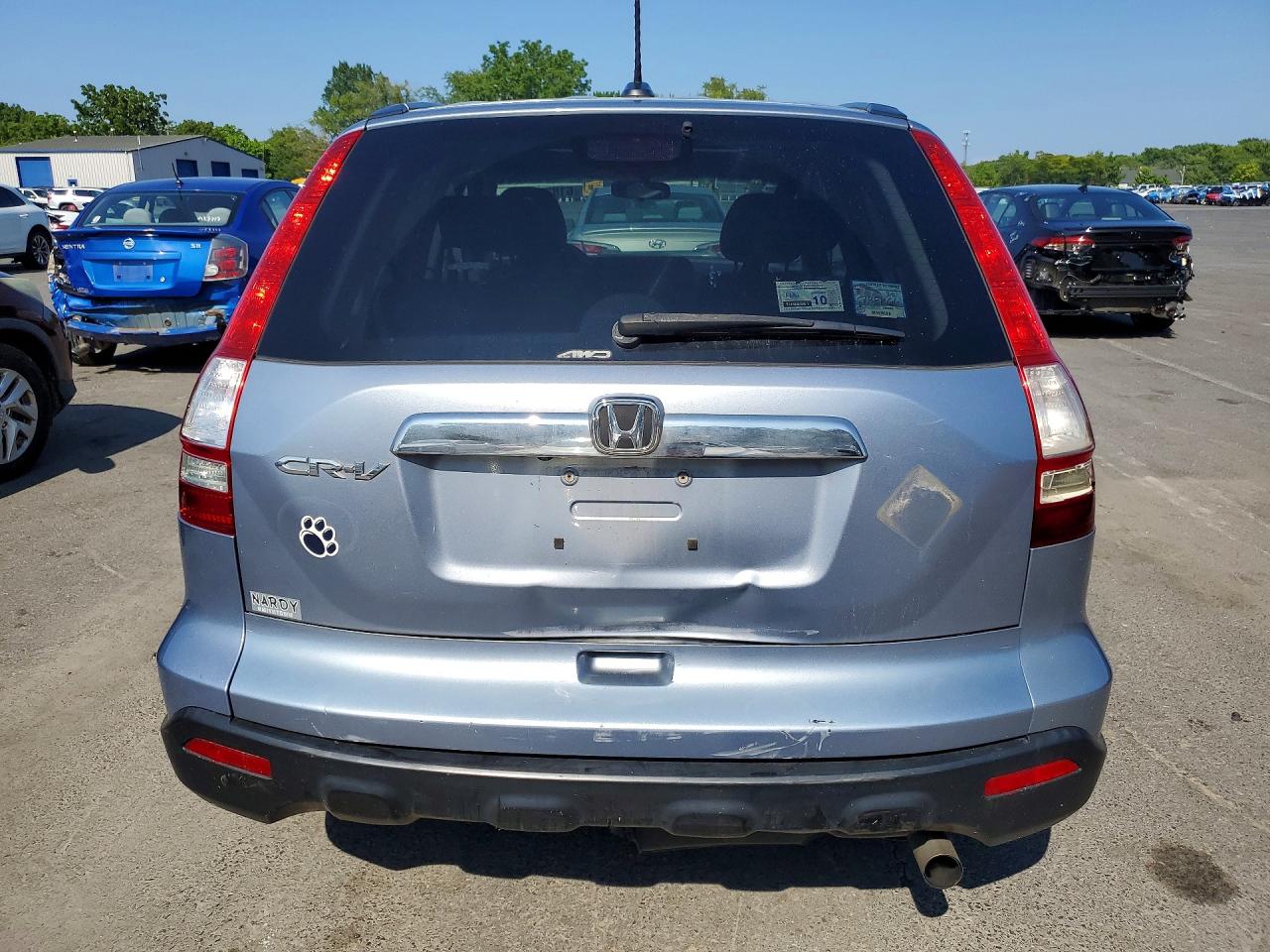 2009 Honda Cr-v Exl Blue vin: 5J6RE48779L050627