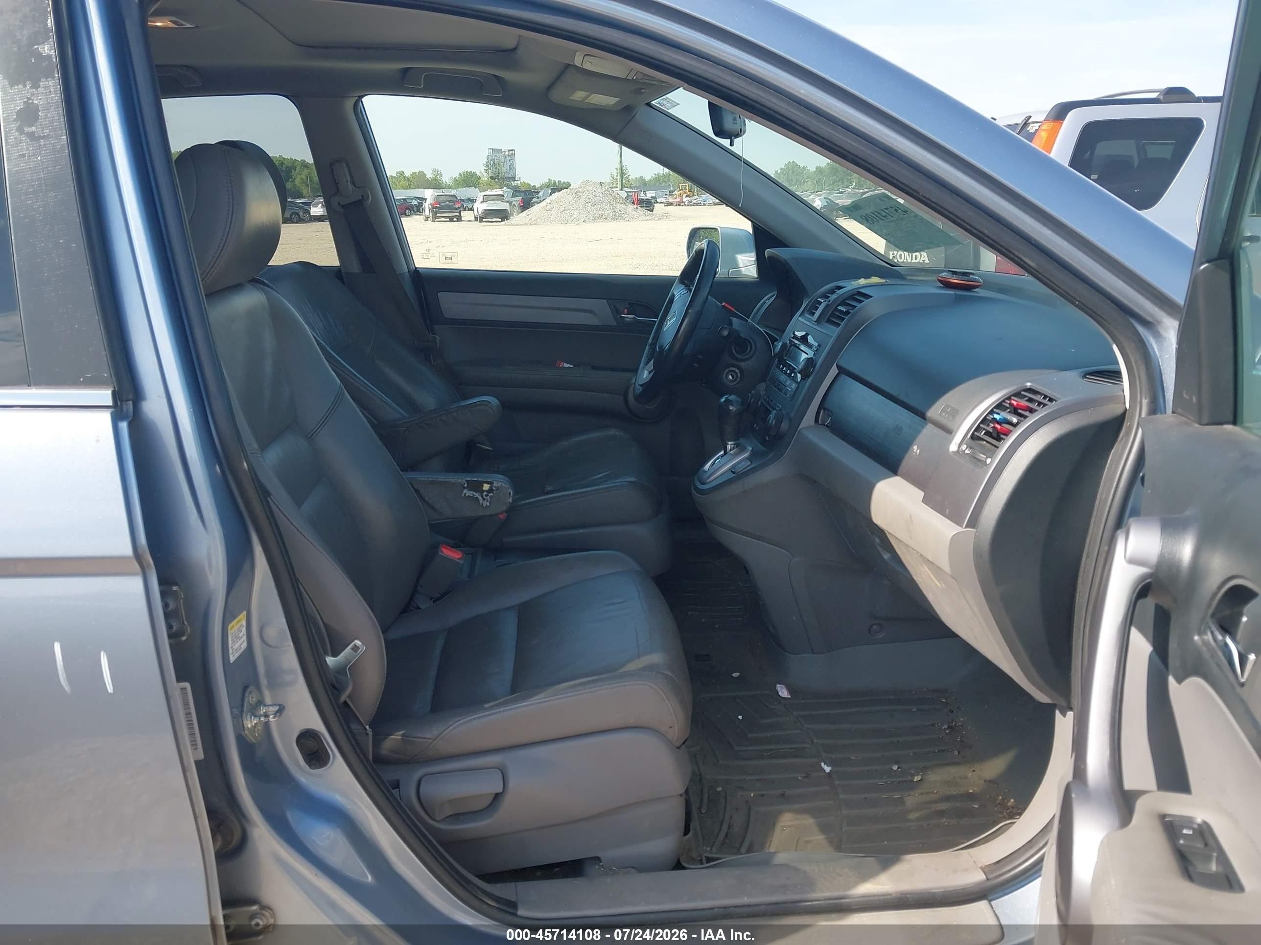 2009 Honda Cr-v Ex-l Синий vin: 5J6RE48779L060011