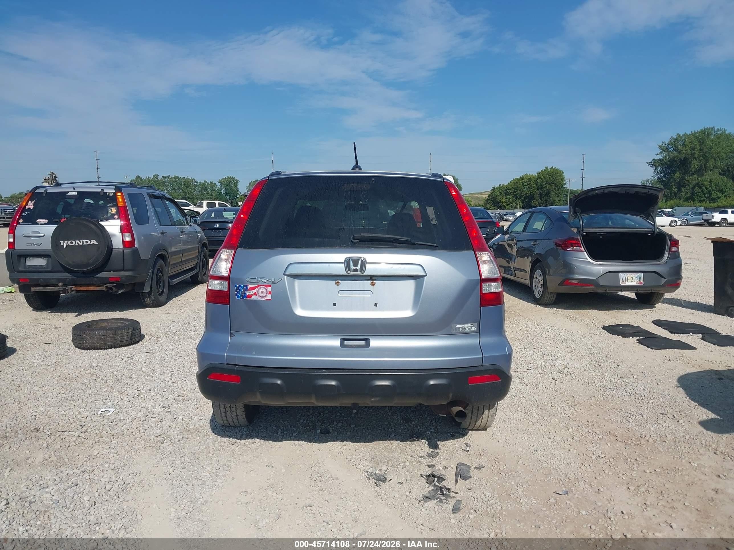 2009 Honda Cr-v Ex-l Синий vin: 5J6RE48779L060011