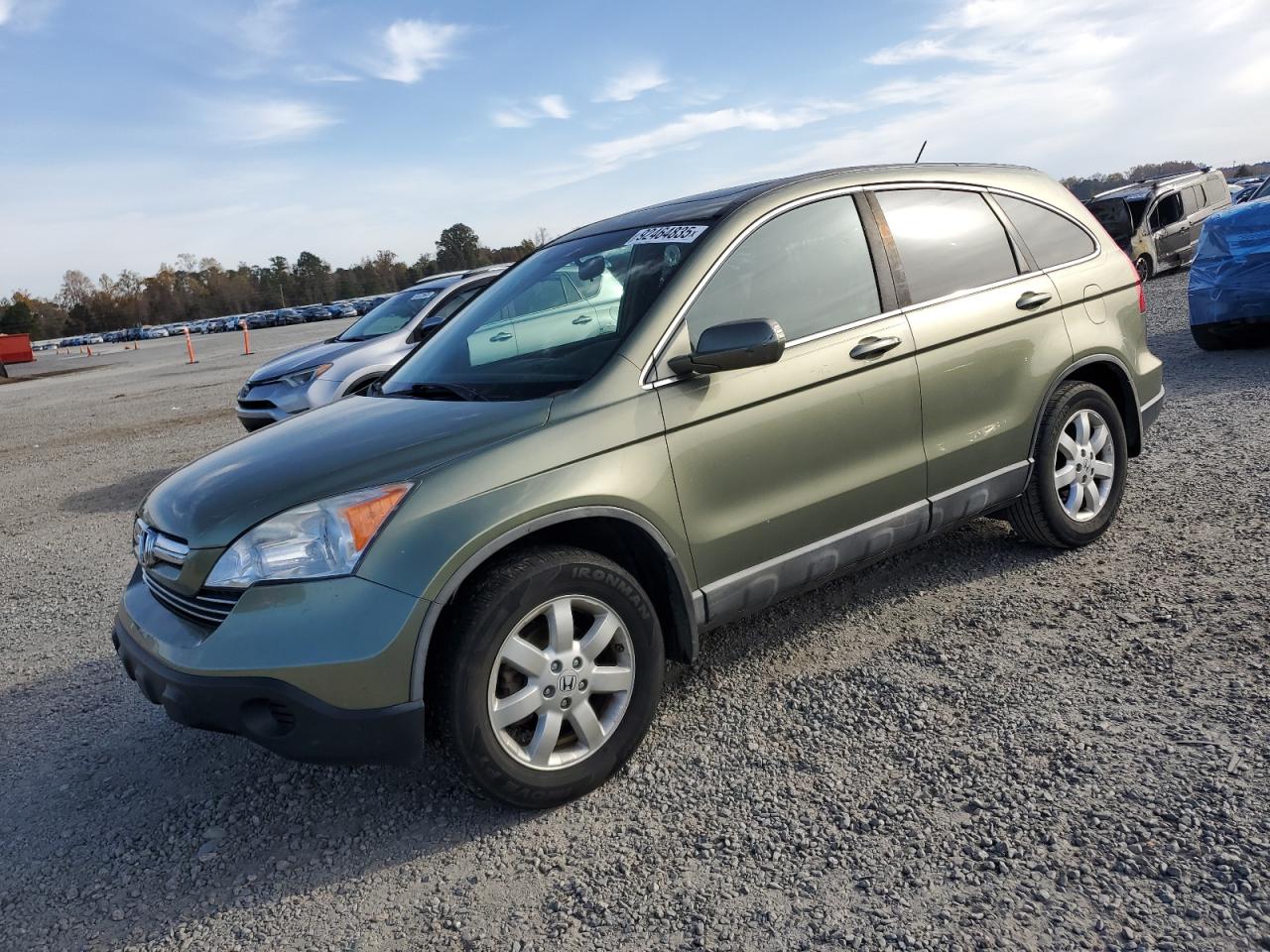 2008 Honda Cr-v Exl Green vin: 5J6RE48788L008739