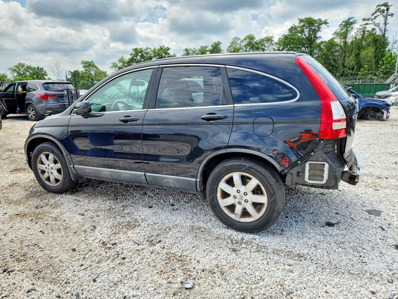 2008 Honda Cr-v Exl Black vin: 5J6RE48788L013973