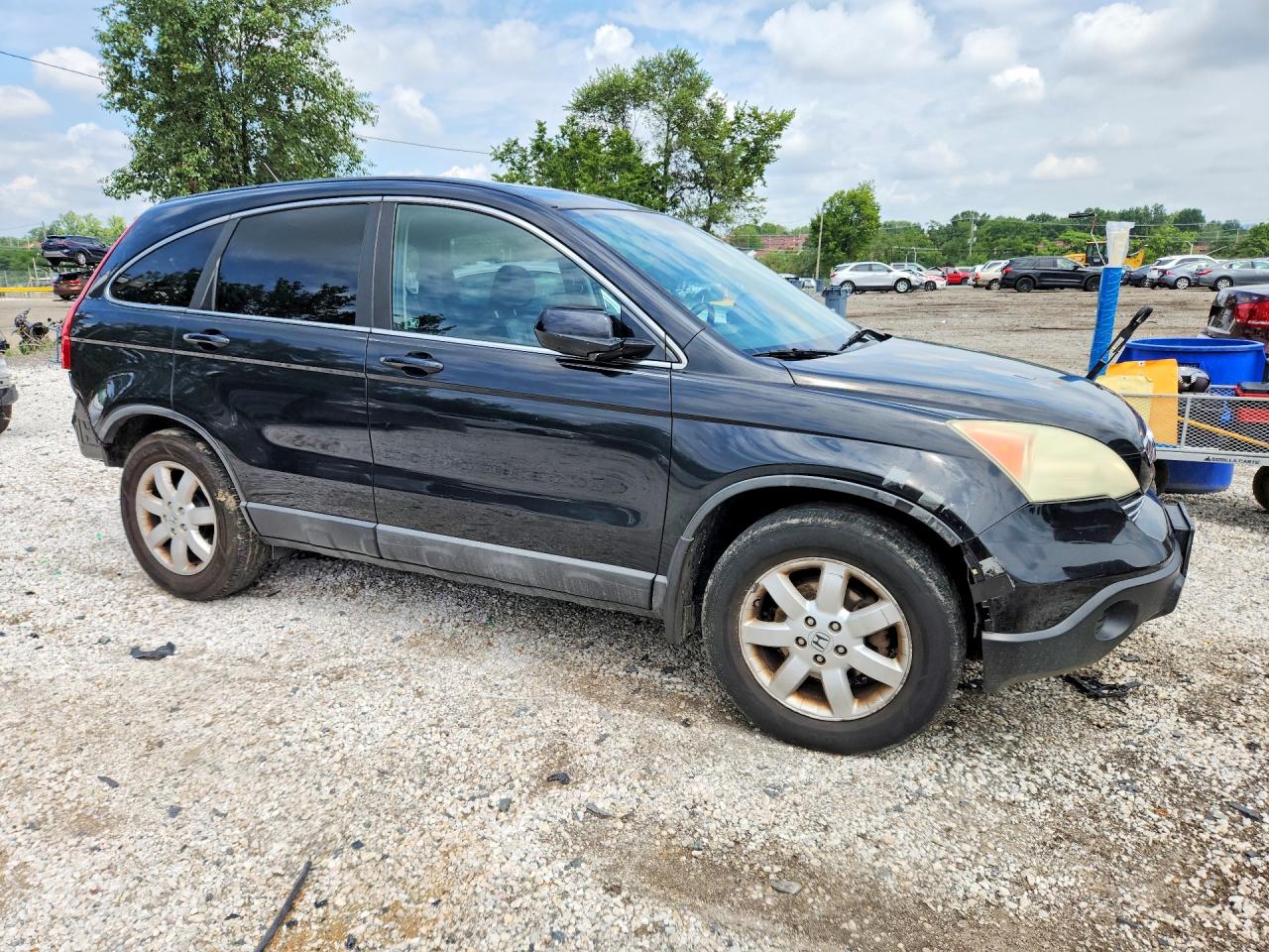 2008 Honda Cr-v Exl Black vin: 5J6RE48788L013973