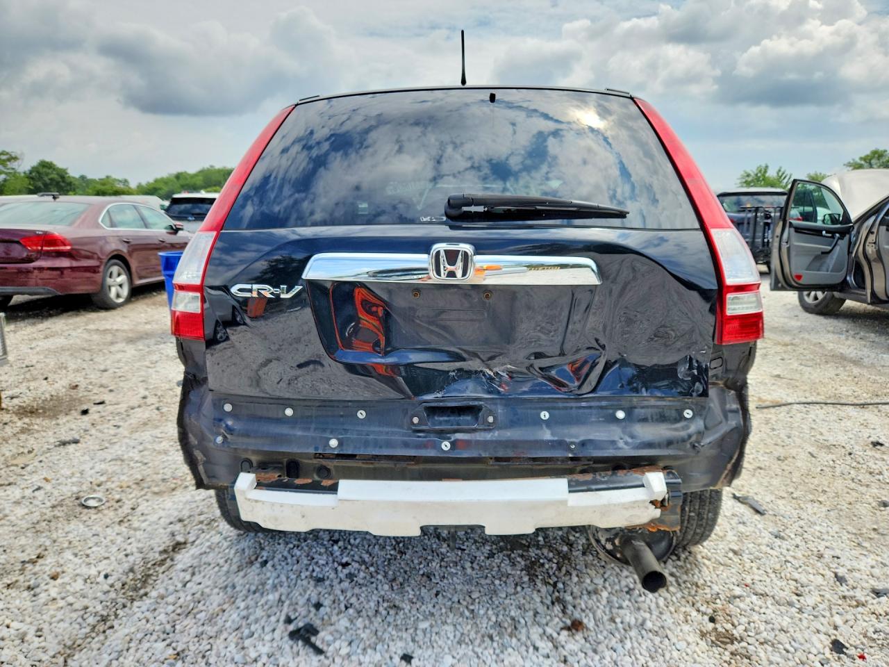 2008 Honda Cr-v Exl Black vin: 5J6RE48788L013973