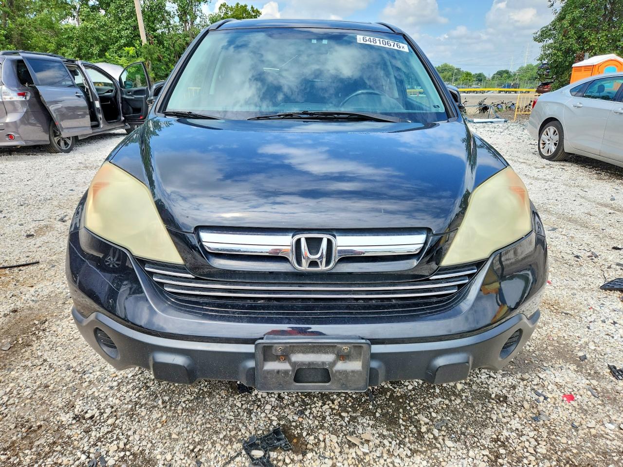 2008 Honda Cr-v Exl Black vin: 5J6RE48788L013973