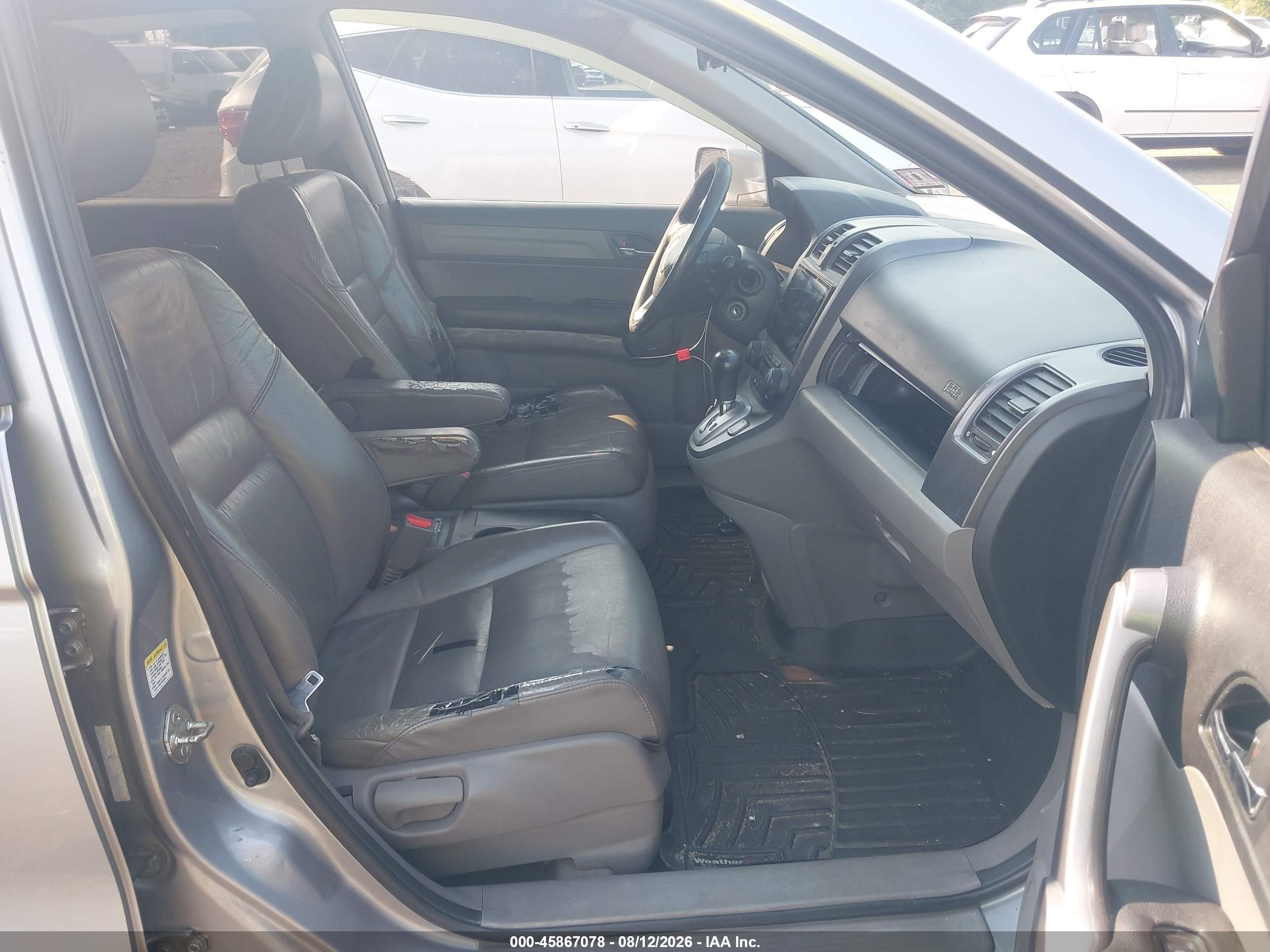 2008 Honda Cr-v Ex-l Silver vin: 5J6RE48788L015724