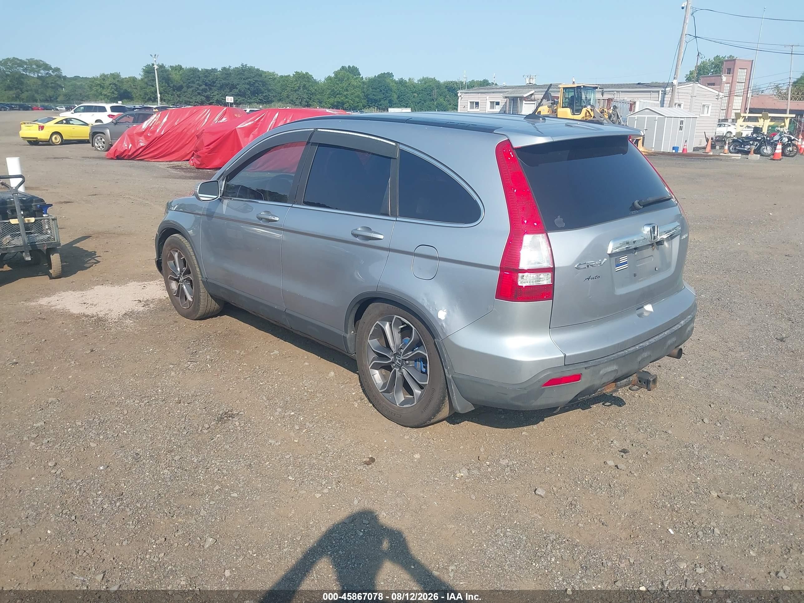 2008 Honda Cr-v Ex-l Silver vin: 5J6RE48788L015724