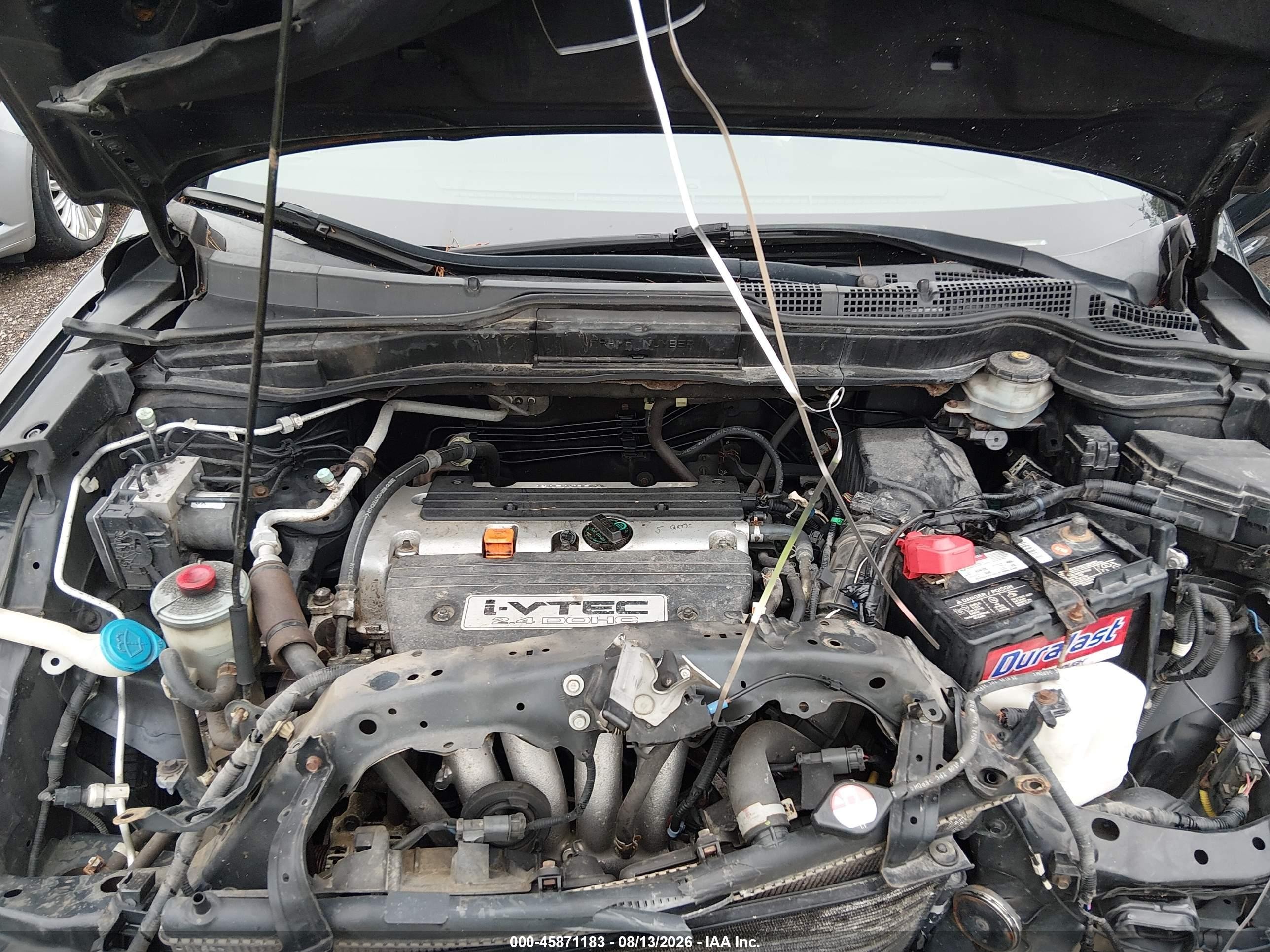 2008 Honda Cr-v Ex-l Черный vin: 5J6RE48788L017585