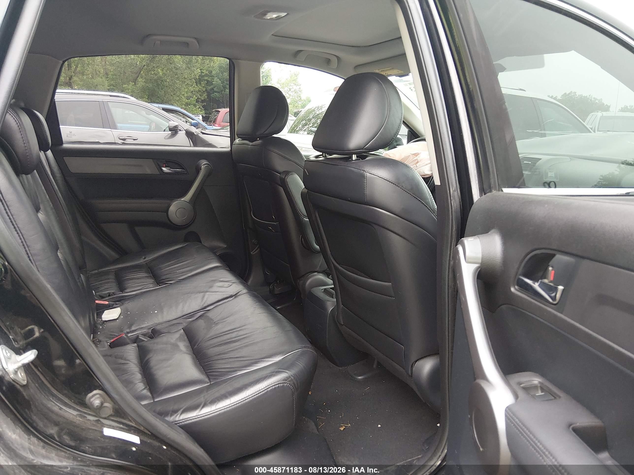 2008 Honda Cr-v Ex-l Черный vin: 5J6RE48788L017585