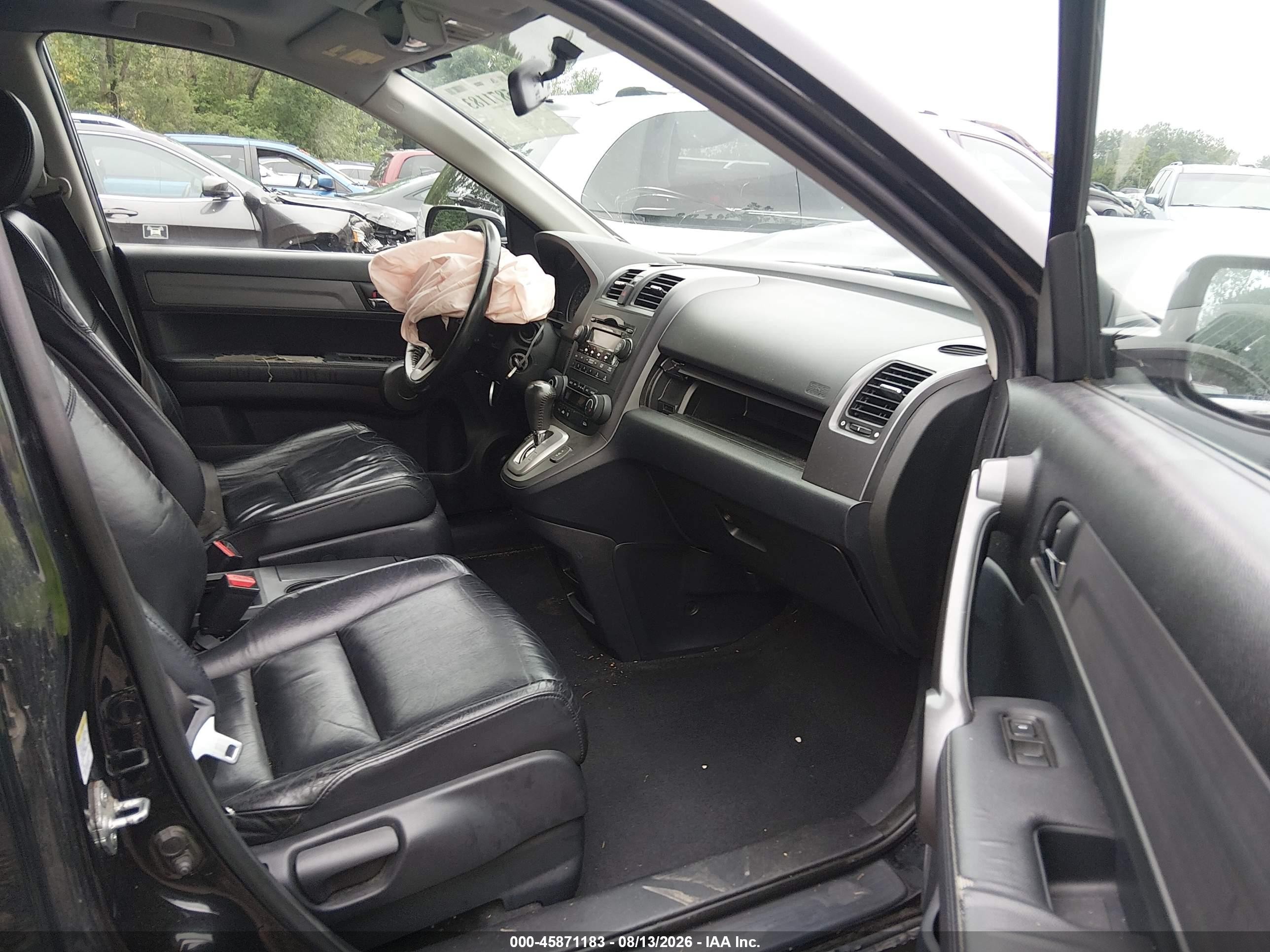 2008 Honda Cr-v Ex-l Черный vin: 5J6RE48788L017585