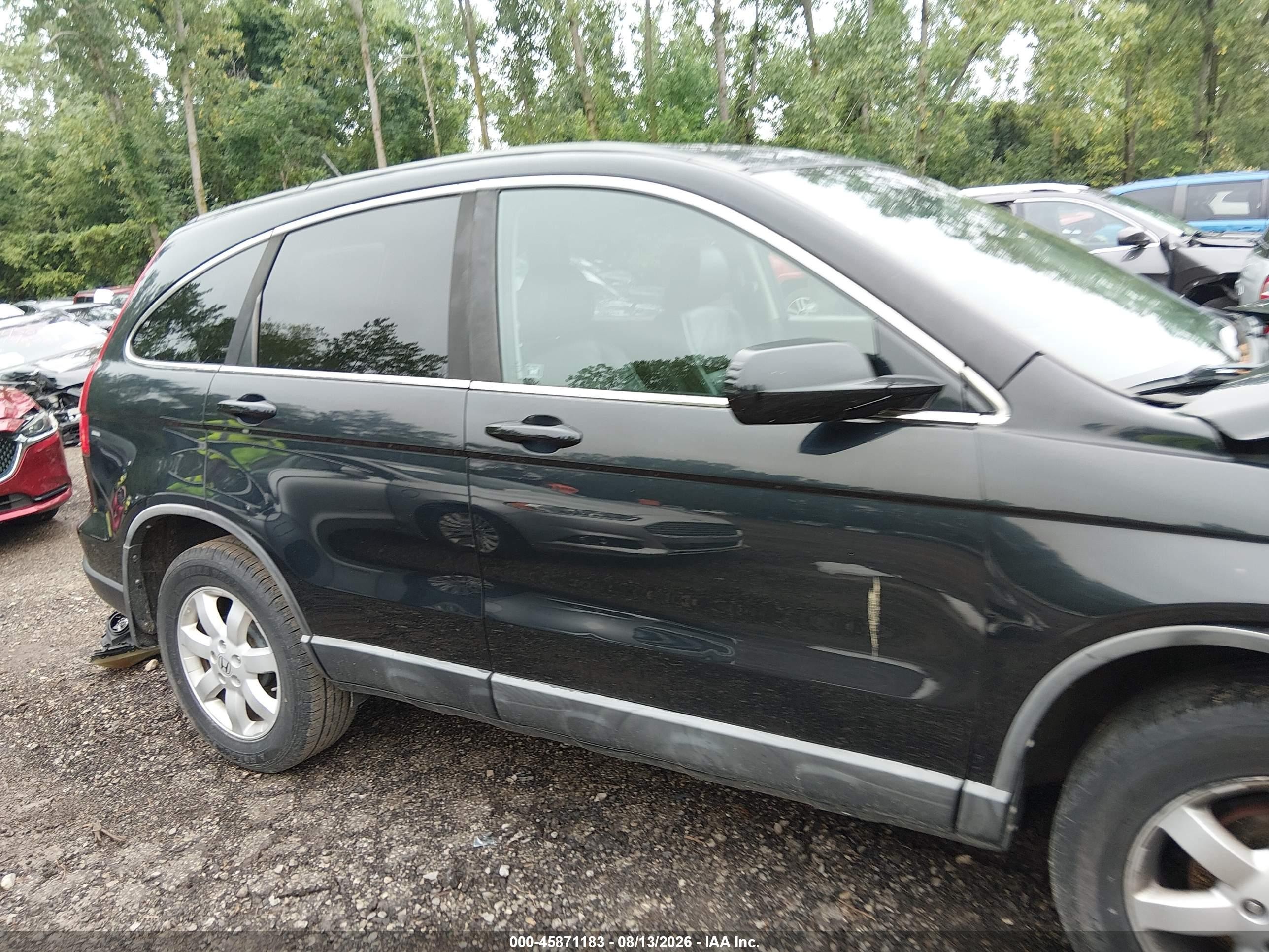 2008 Honda Cr-v Ex-l Черный vin: 5J6RE48788L017585