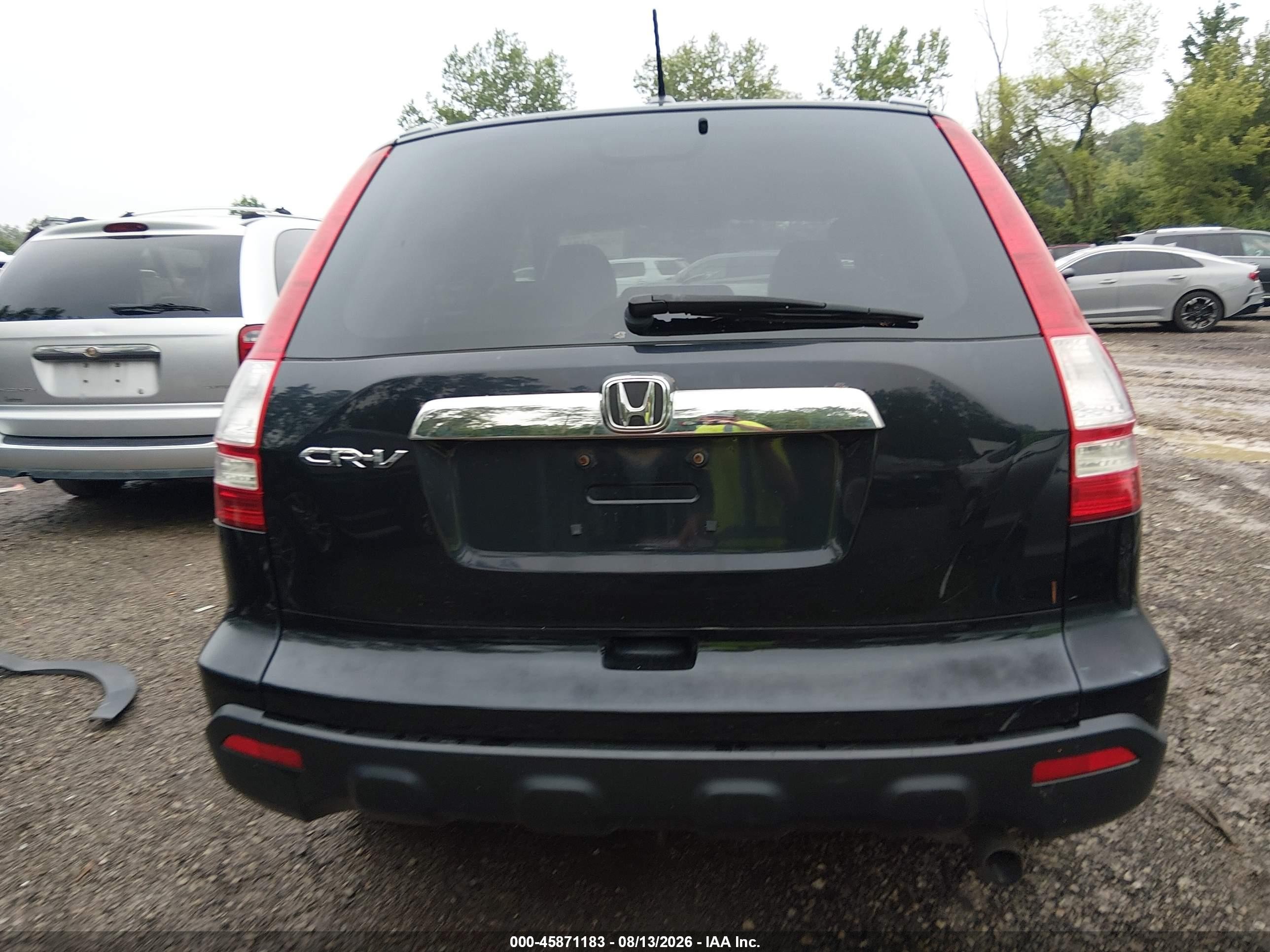 2008 Honda Cr-v Ex-l Черный vin: 5J6RE48788L017585