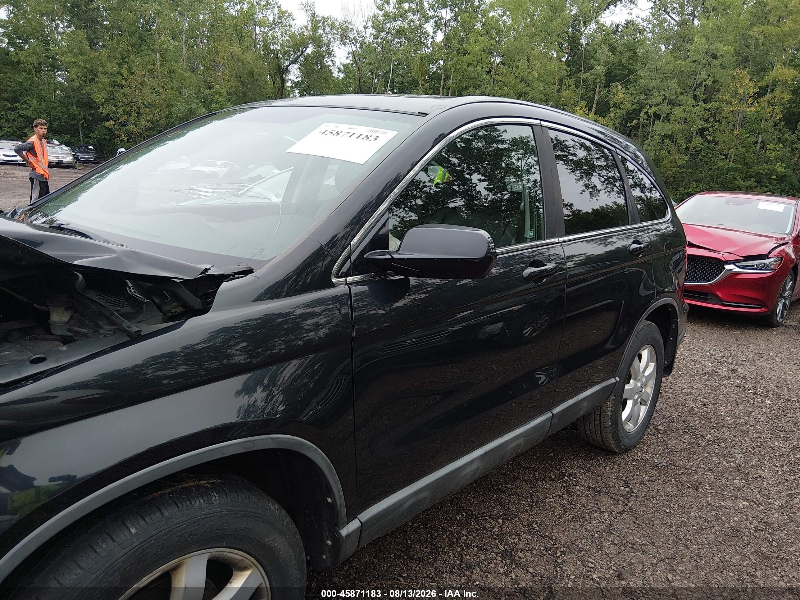 2008 Honda Cr-v Ex-l Черный vin: 5J6RE48788L017585