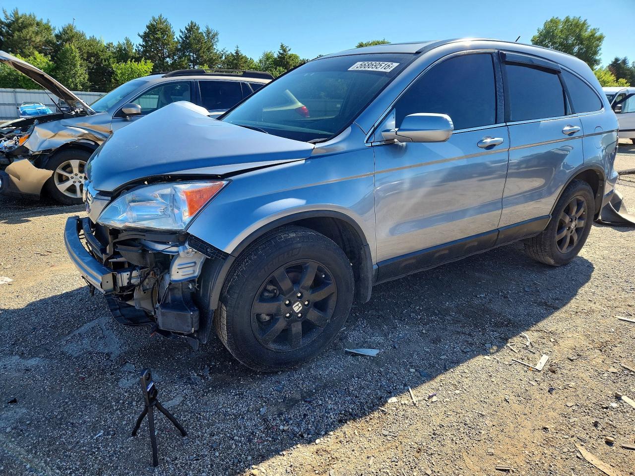 2008 Honda Cr-v Exl Silver vin: 5J6RE48788L019787
