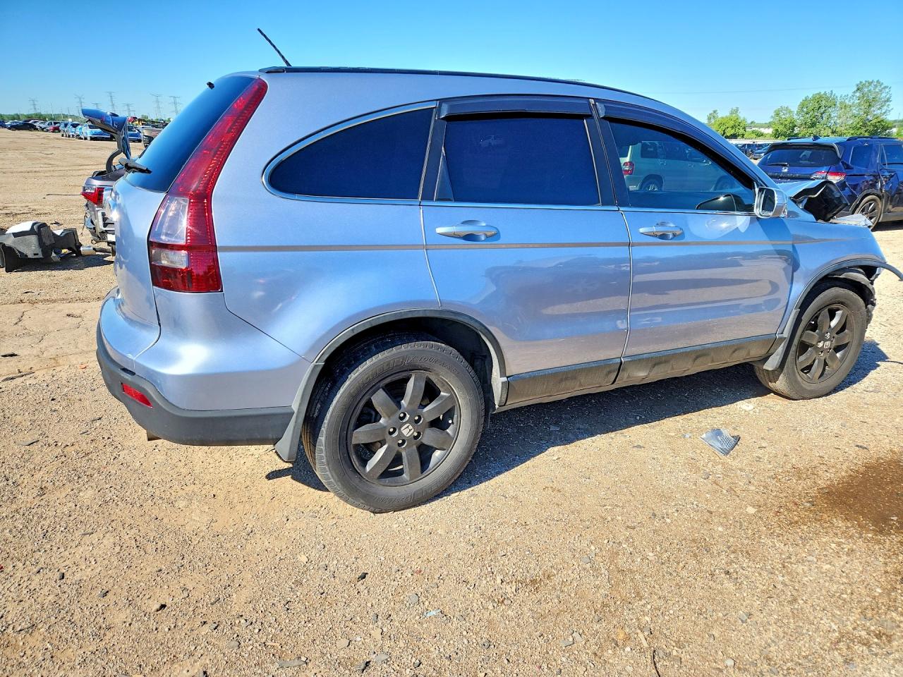 2008 Honda Cr-v Exl Silver vin: 5J6RE48788L019787