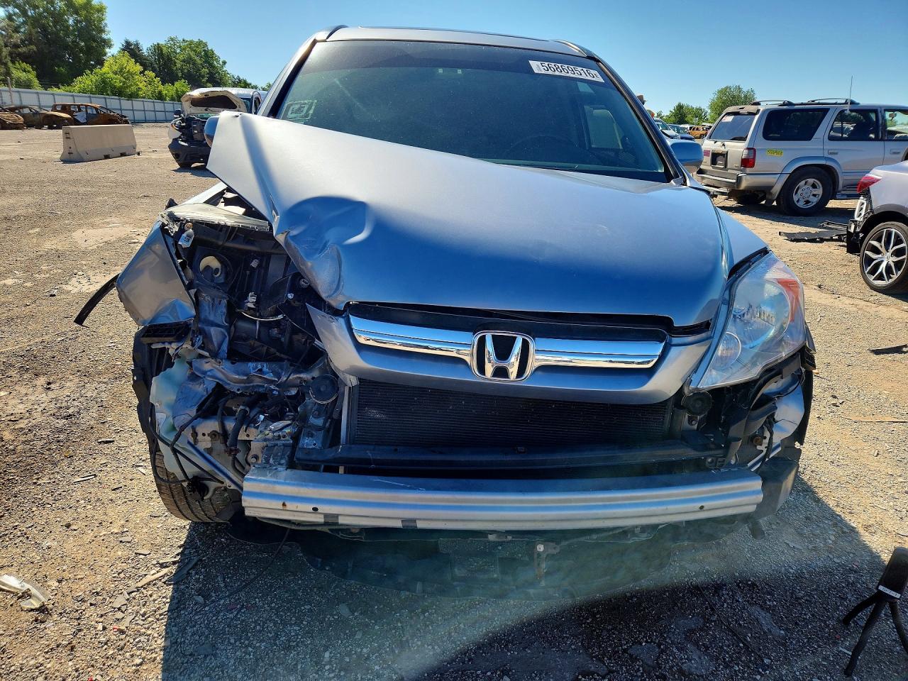 2008 Honda Cr-v Exl Silver vin: 5J6RE48788L019787