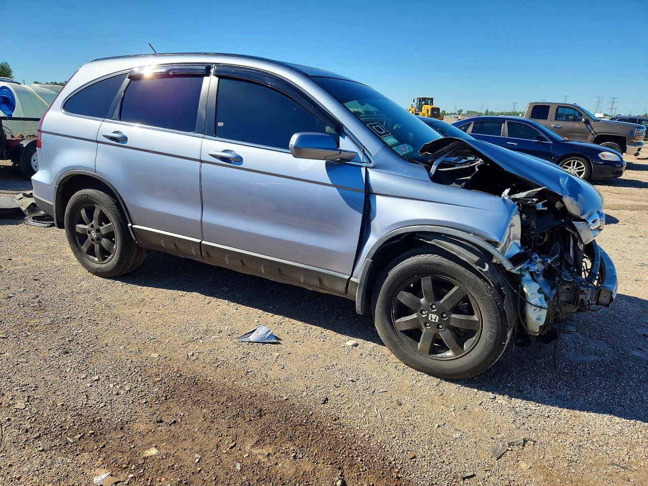 2008 Honda Cr-v Exl Silver vin: 5J6RE48788L019787
