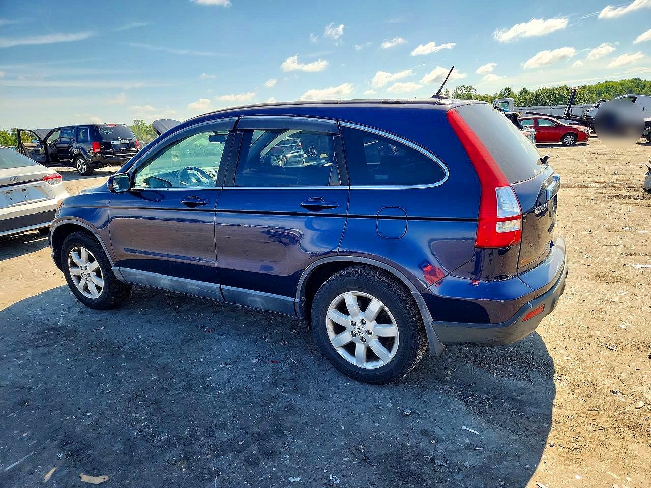 2008 Honda Cr-v Exl Синий vin: 5J6RE48788L019921