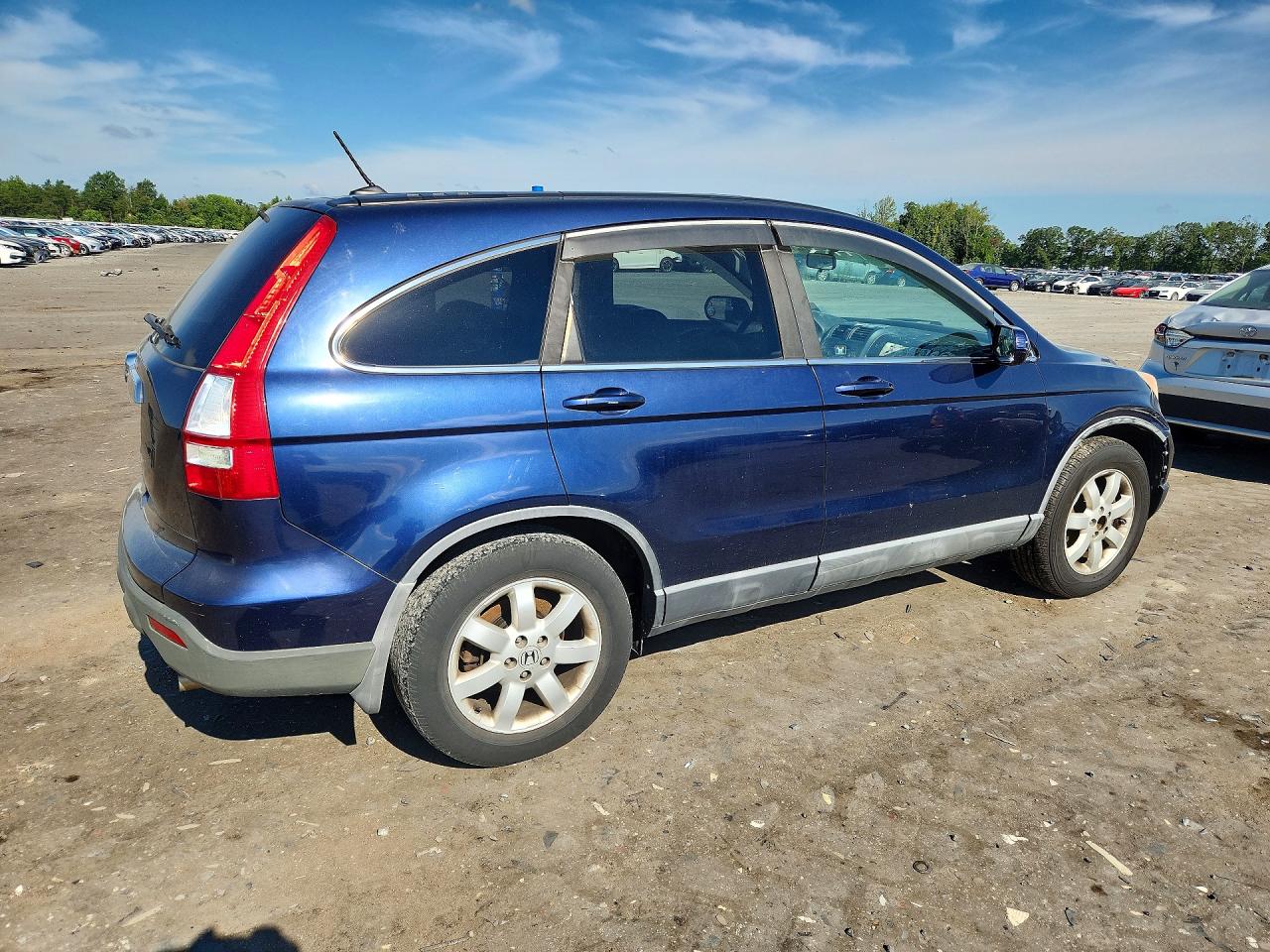 2008 Honda Cr-v Exl Синий vin: 5J6RE48788L019921