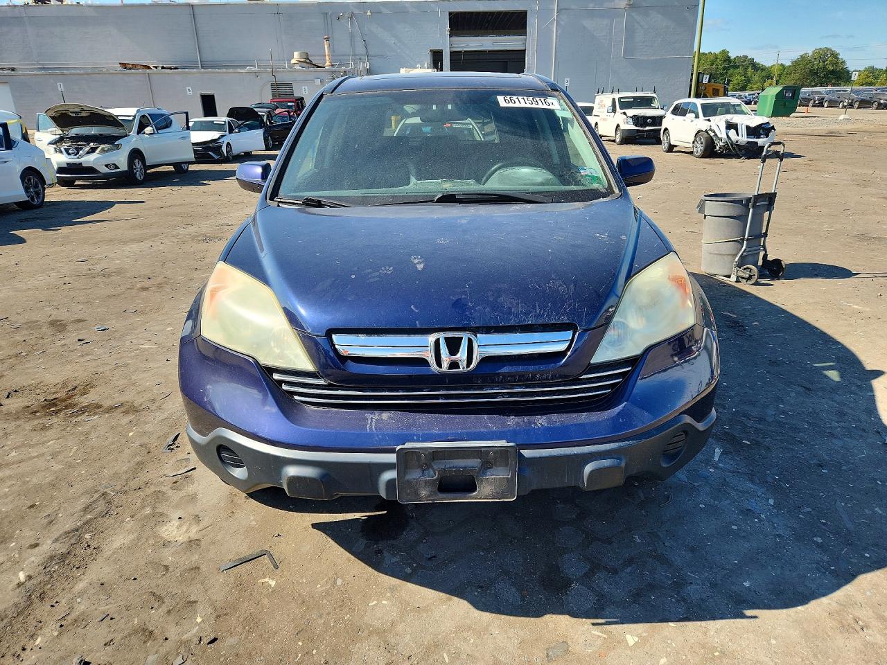 2008 Honda Cr-v Exl Синий vin: 5J6RE48788L019921