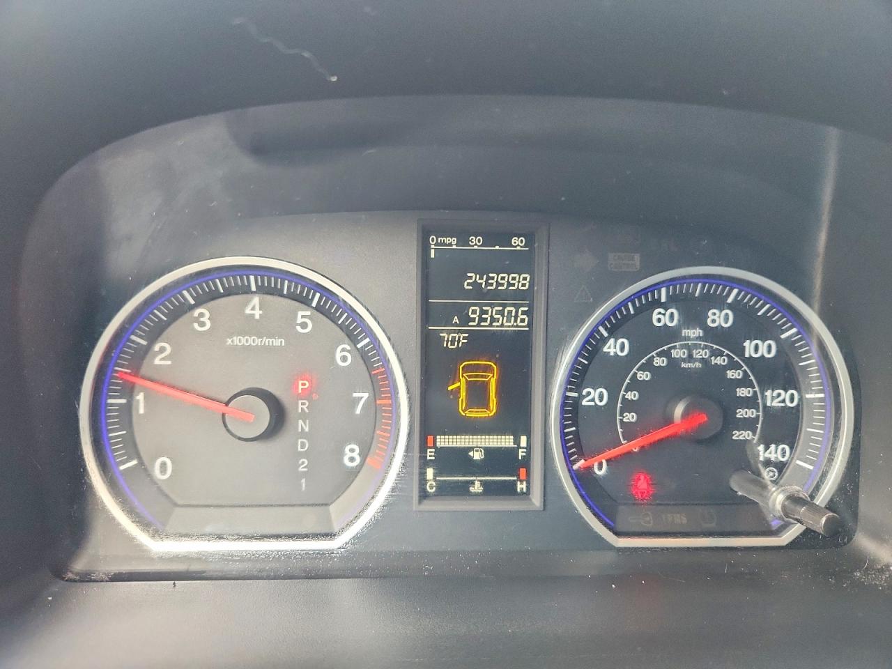 2008 Honda Cr-v Exl Blue vin: 5J6RE48788L034631