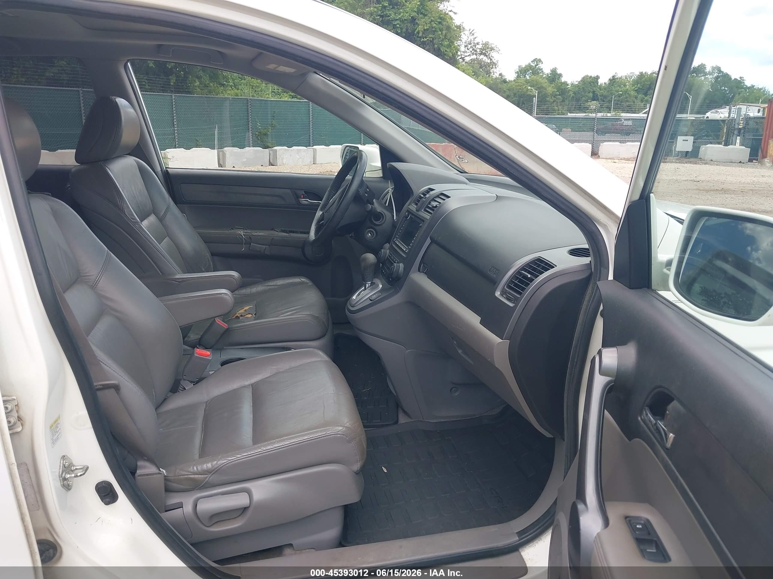 2008 Honda Cr-v Ex-l White vin: 5J6RE48788L037965