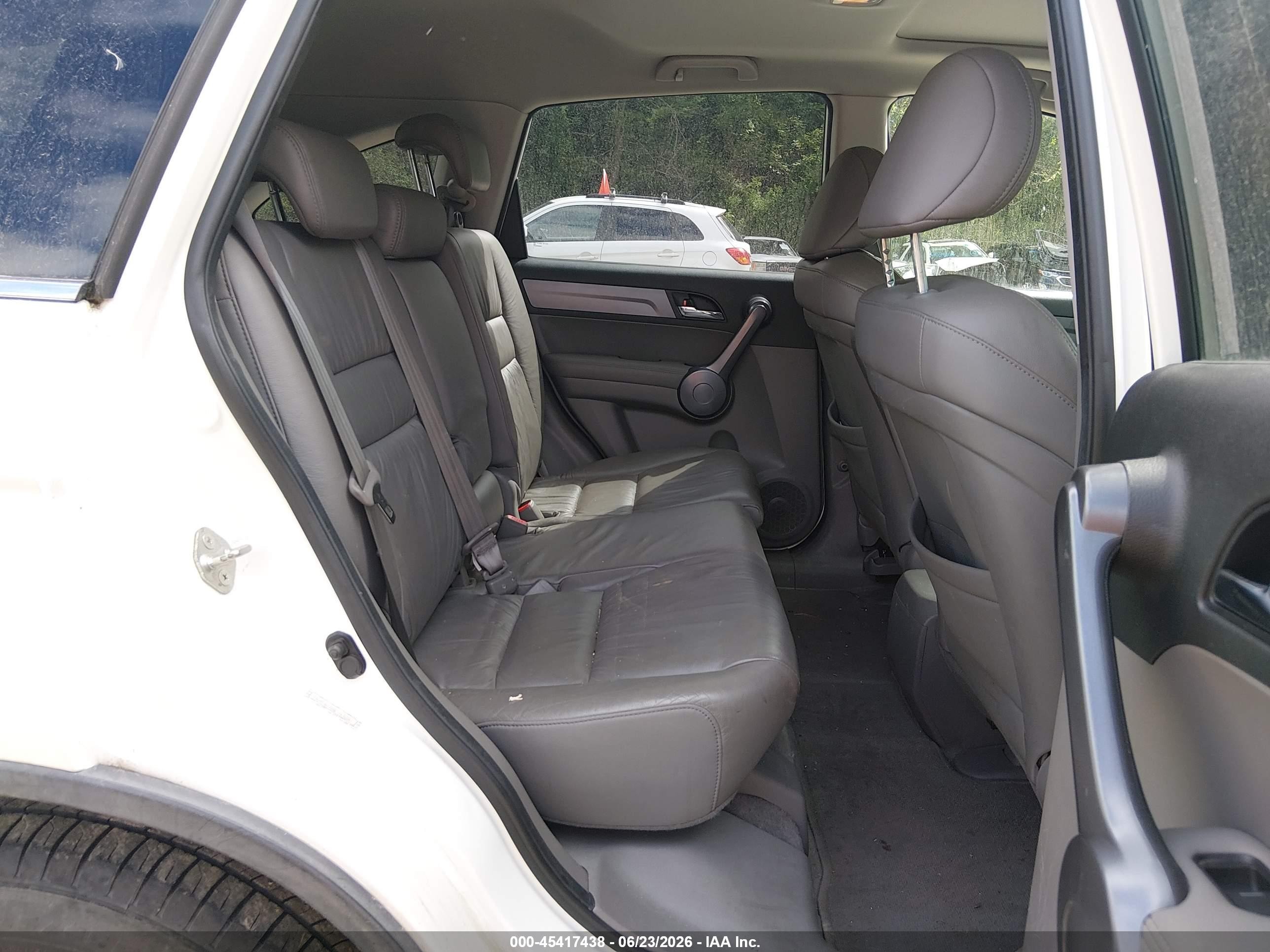 2008 Honda Cr-v Ex-l White vin: 5J6RE48788L043880