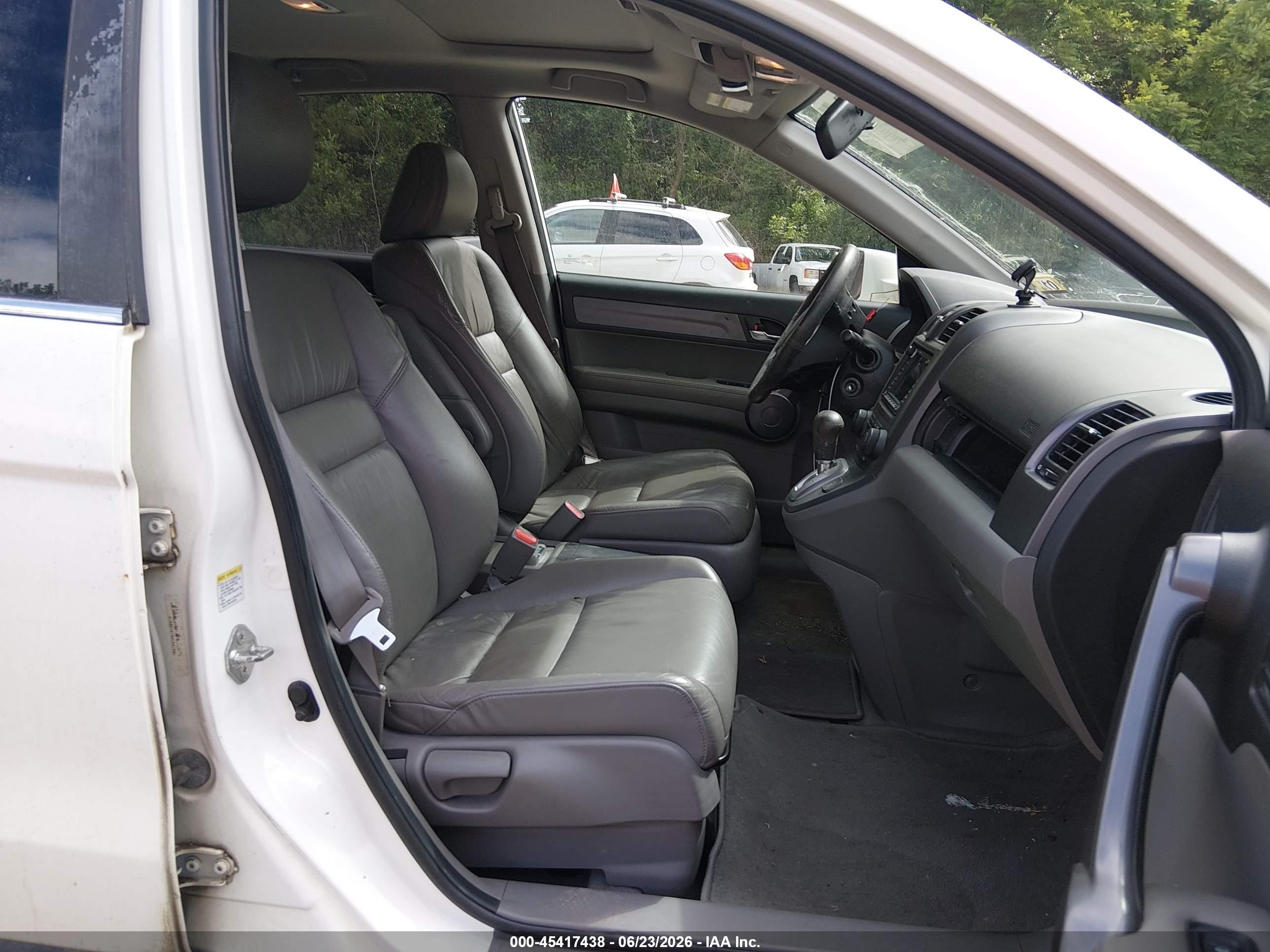 2008 Honda Cr-v Ex-l White vin: 5J6RE48788L043880