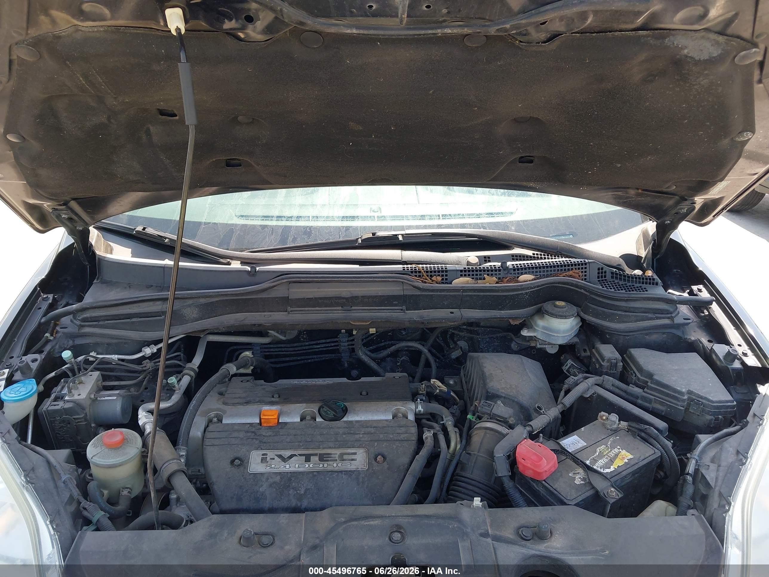 2009 Honda Cr-v Ex-l Черный vin: 5J6RE48789L008855