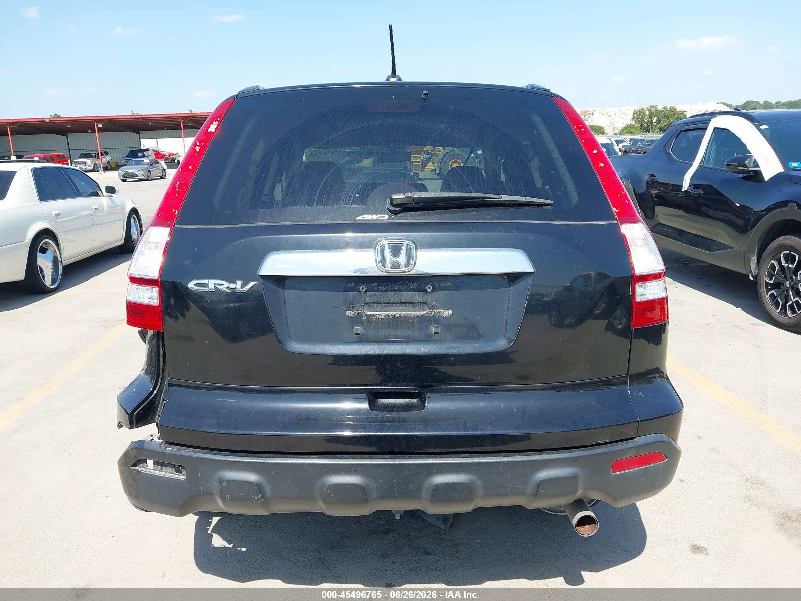 2009 Honda Cr-v Ex-l Черный vin: 5J6RE48789L008855