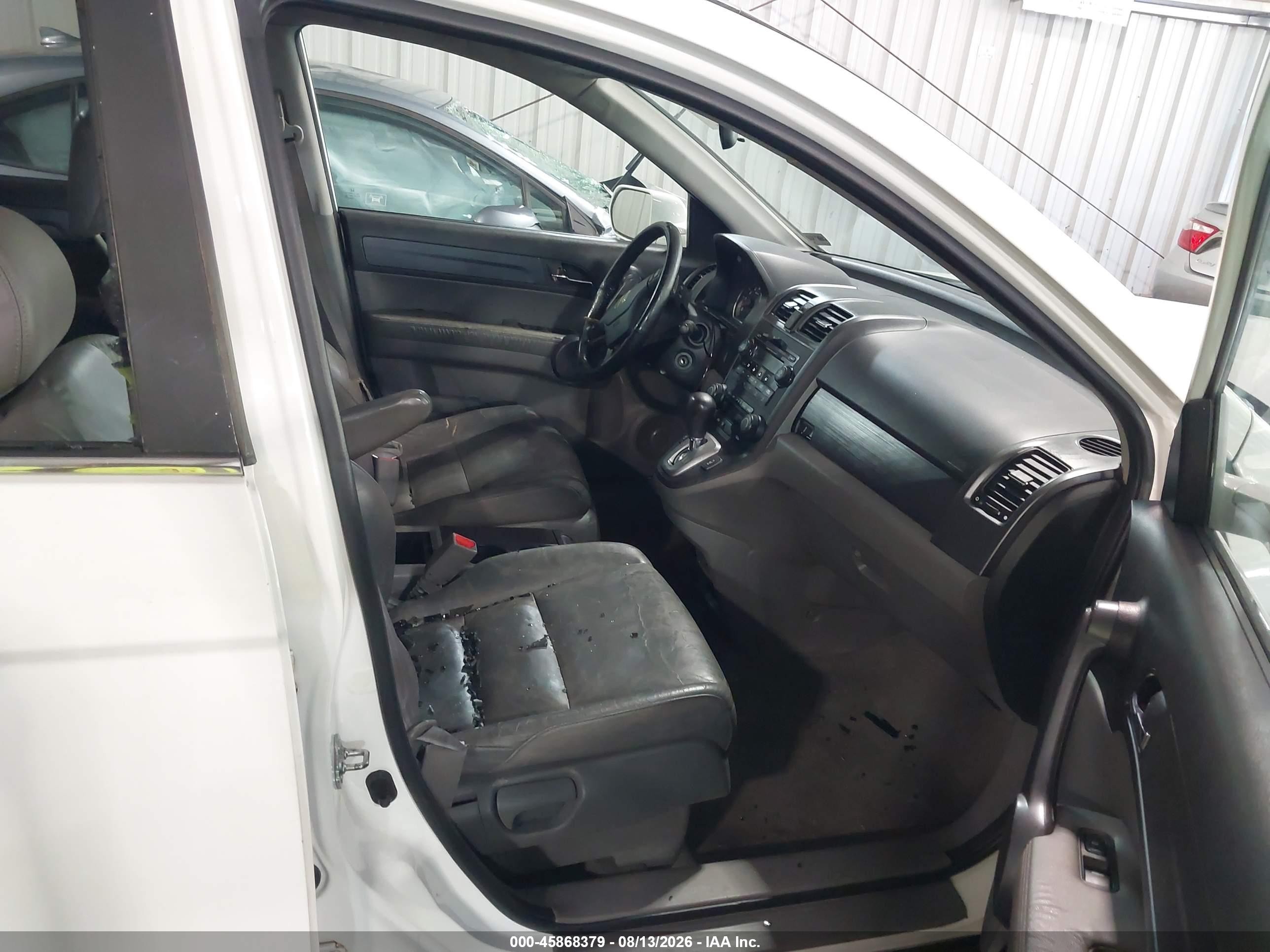 2009 Honda Cr-v Ex-l White vin: 5J6RE48789L014087