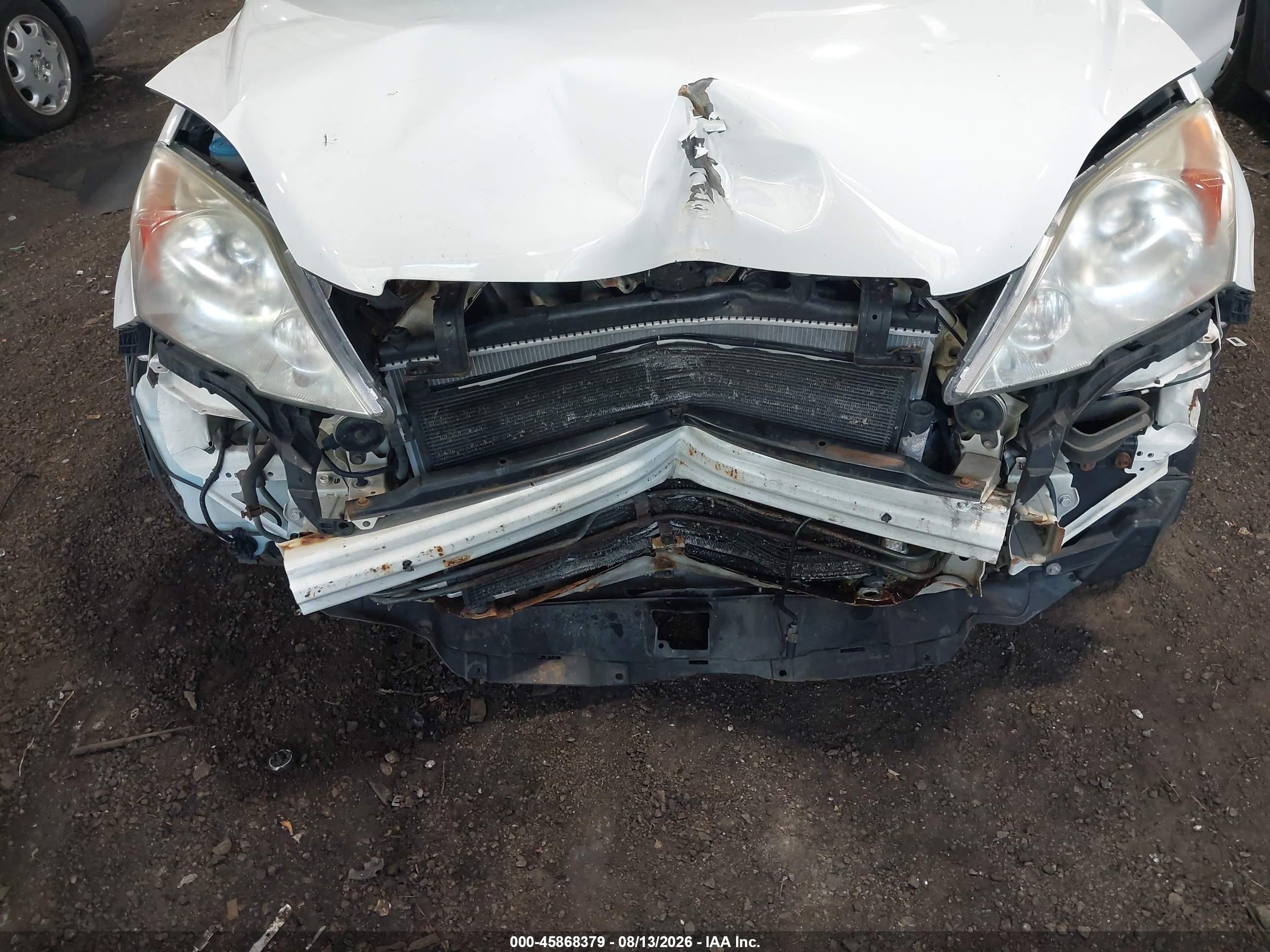 2009 Honda Cr-v Ex-l White vin: 5J6RE48789L014087